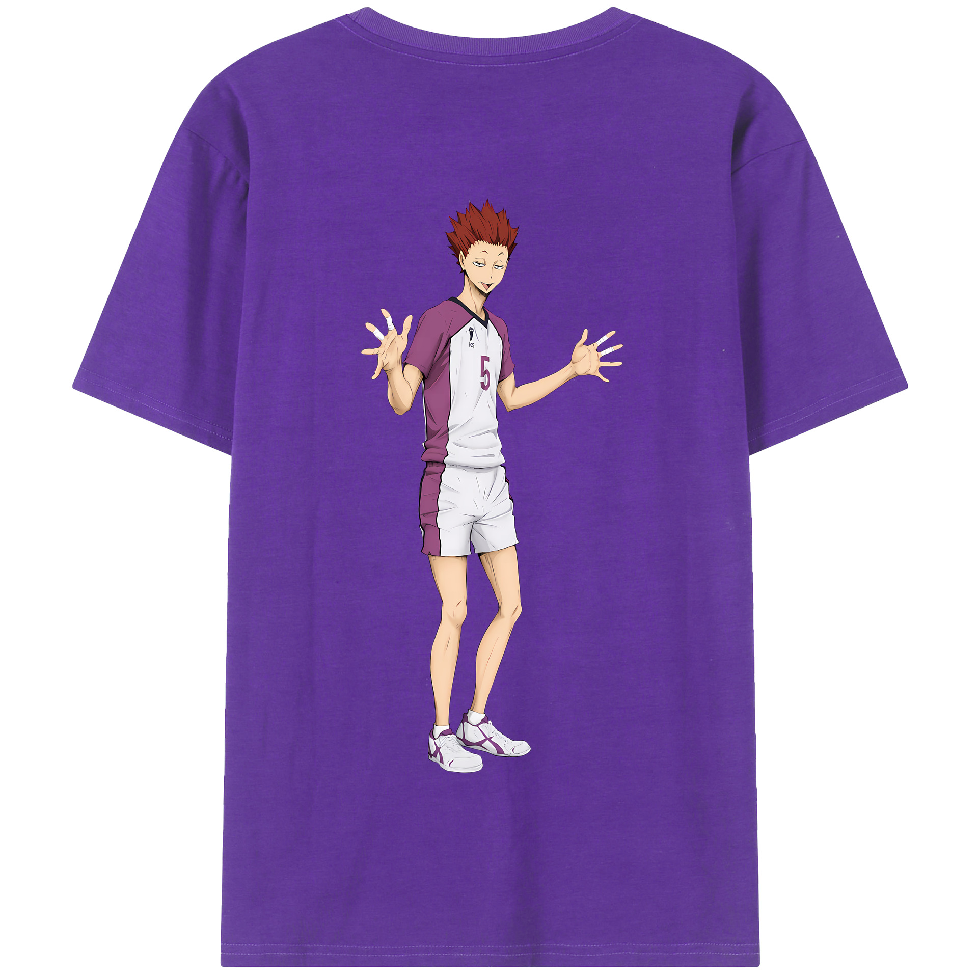 （画像用） ハイキュー!! Haikyu!! 綿100％半袖Tシャツ（背面プリント）