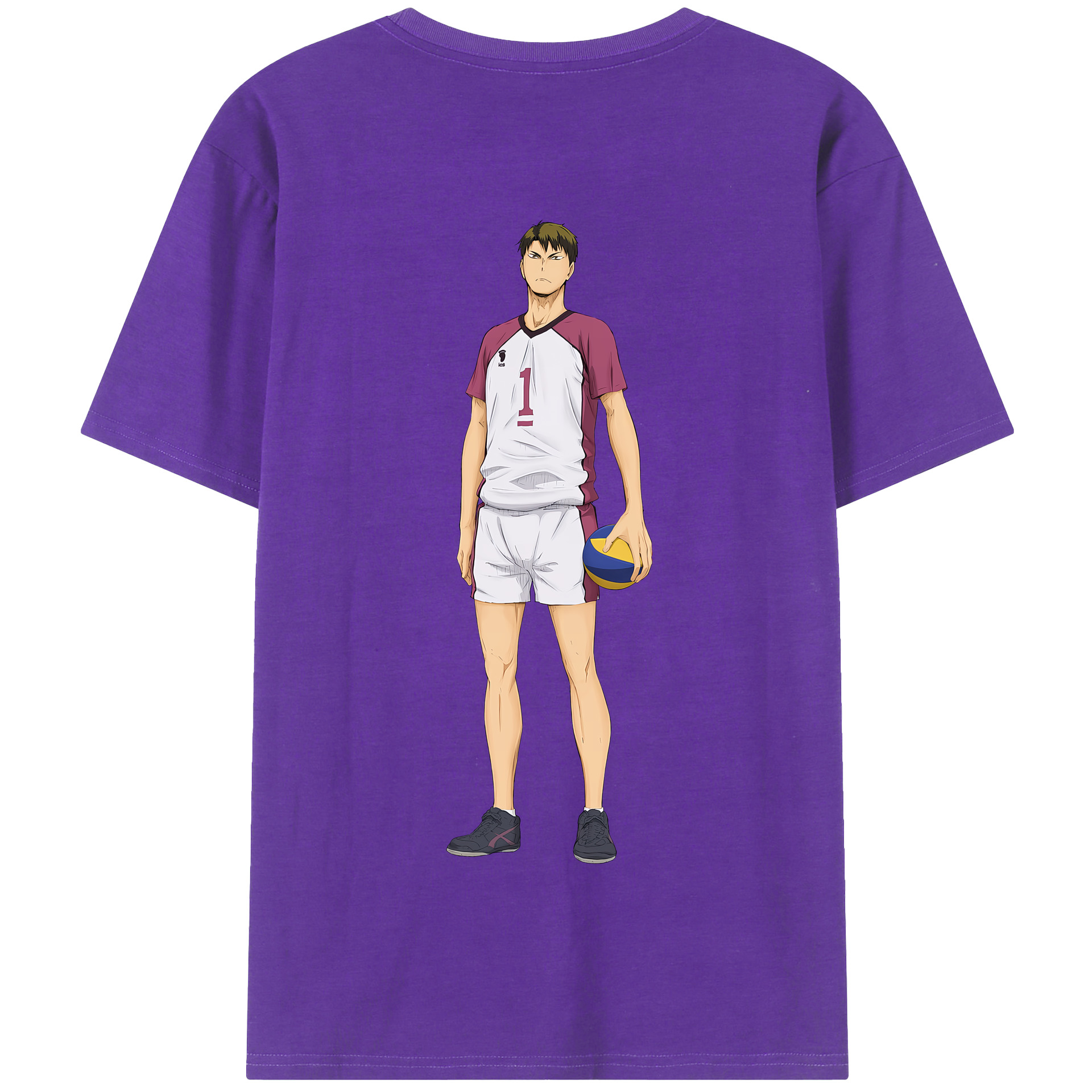 （画像用） ハイキュー!! Haikyu!! 綿100％半袖Tシャツ（背面プリント）