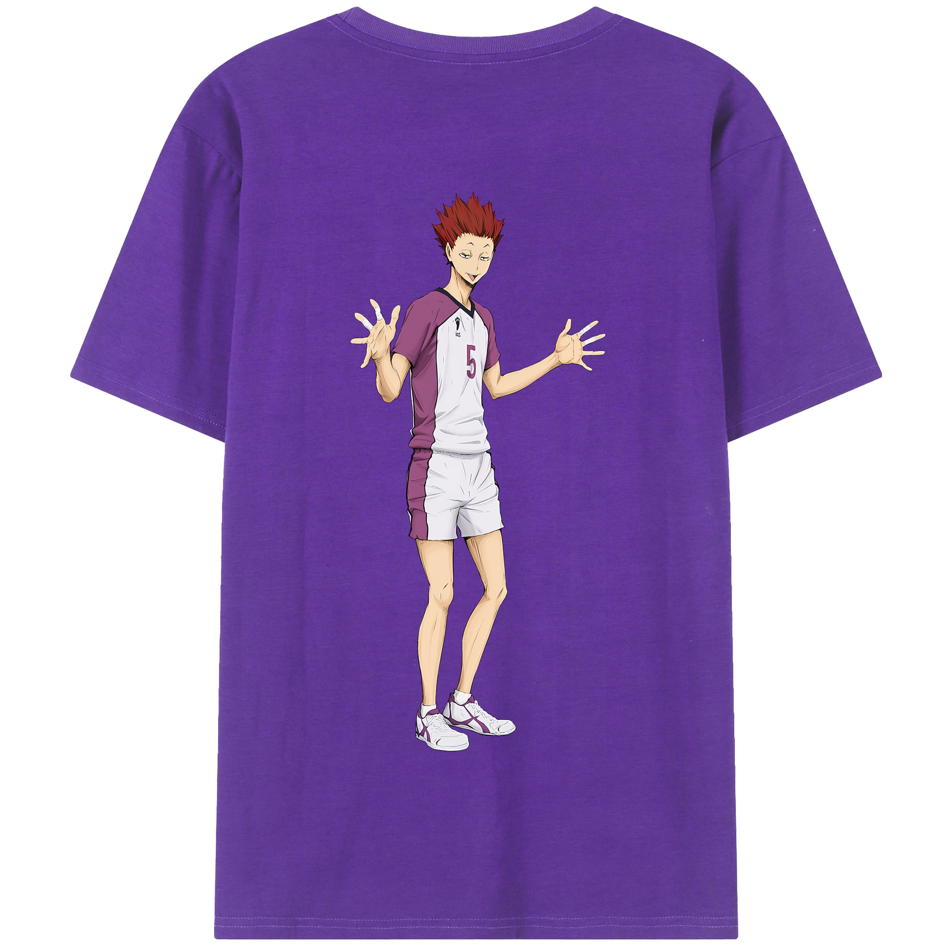 （画像用） ハイキュー!! Haikyu!! 綿100％半袖Tシャツ（背面プリント）