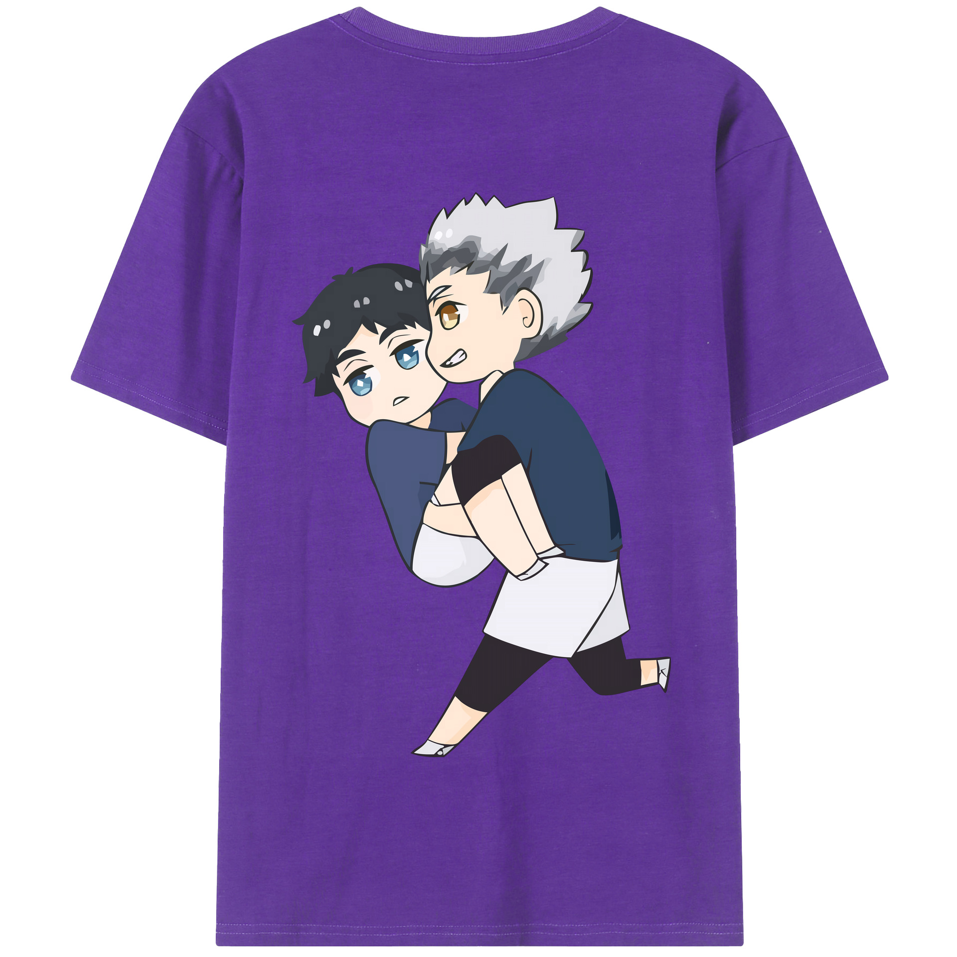 （画像用） ハイキュー!! Haikyu!! 綿100％半袖Tシャツ（背面プリント）