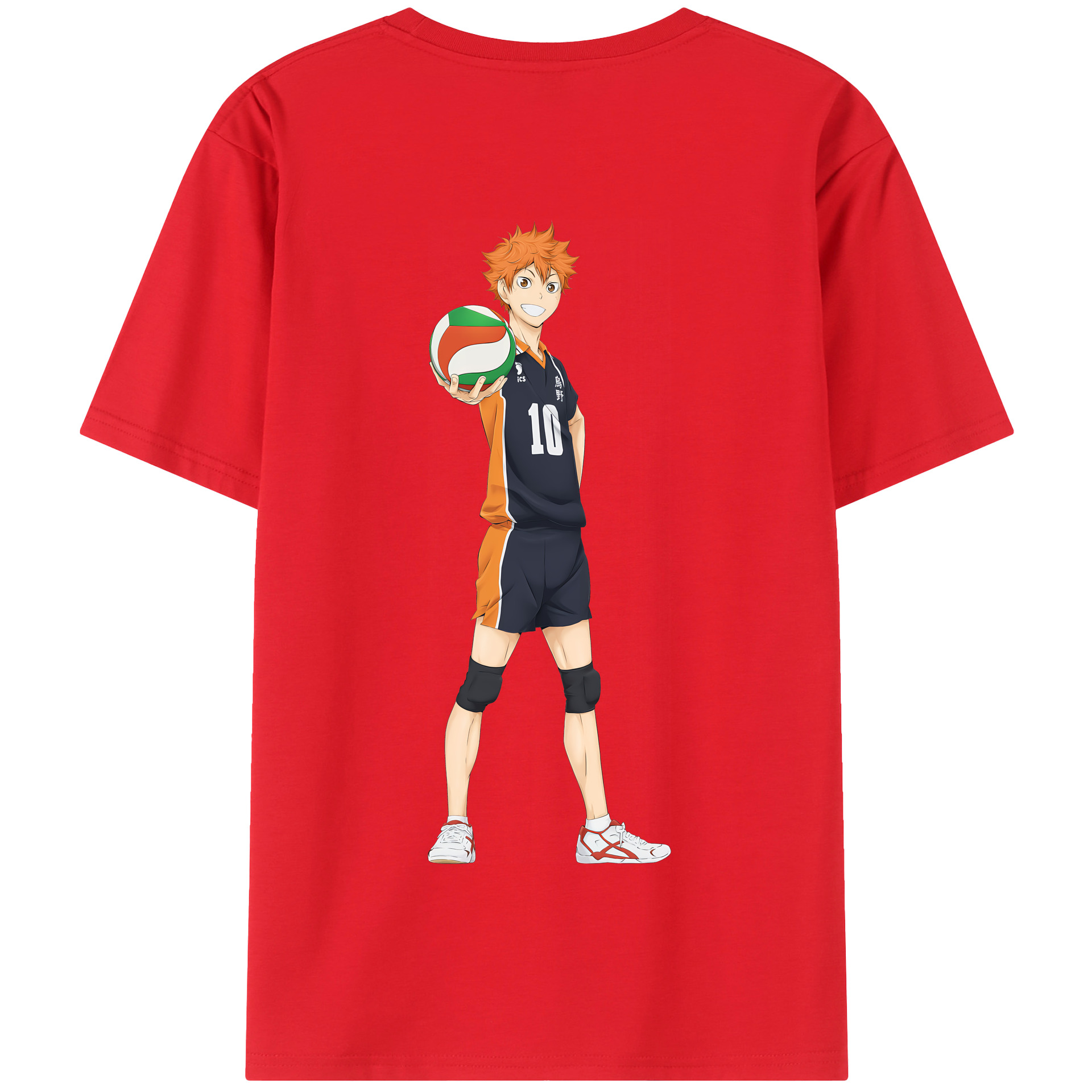 （画像用） ハイキュー!! Haikyu!! 綿100％半袖Tシャツ（背面プリント）