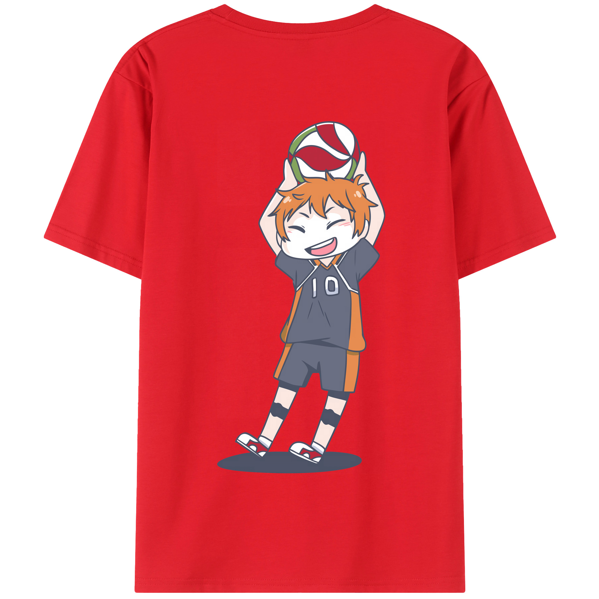 （画像用） ハイキュー!! Haikyu!! 綿100％半袖Tシャツ（背面プリント）