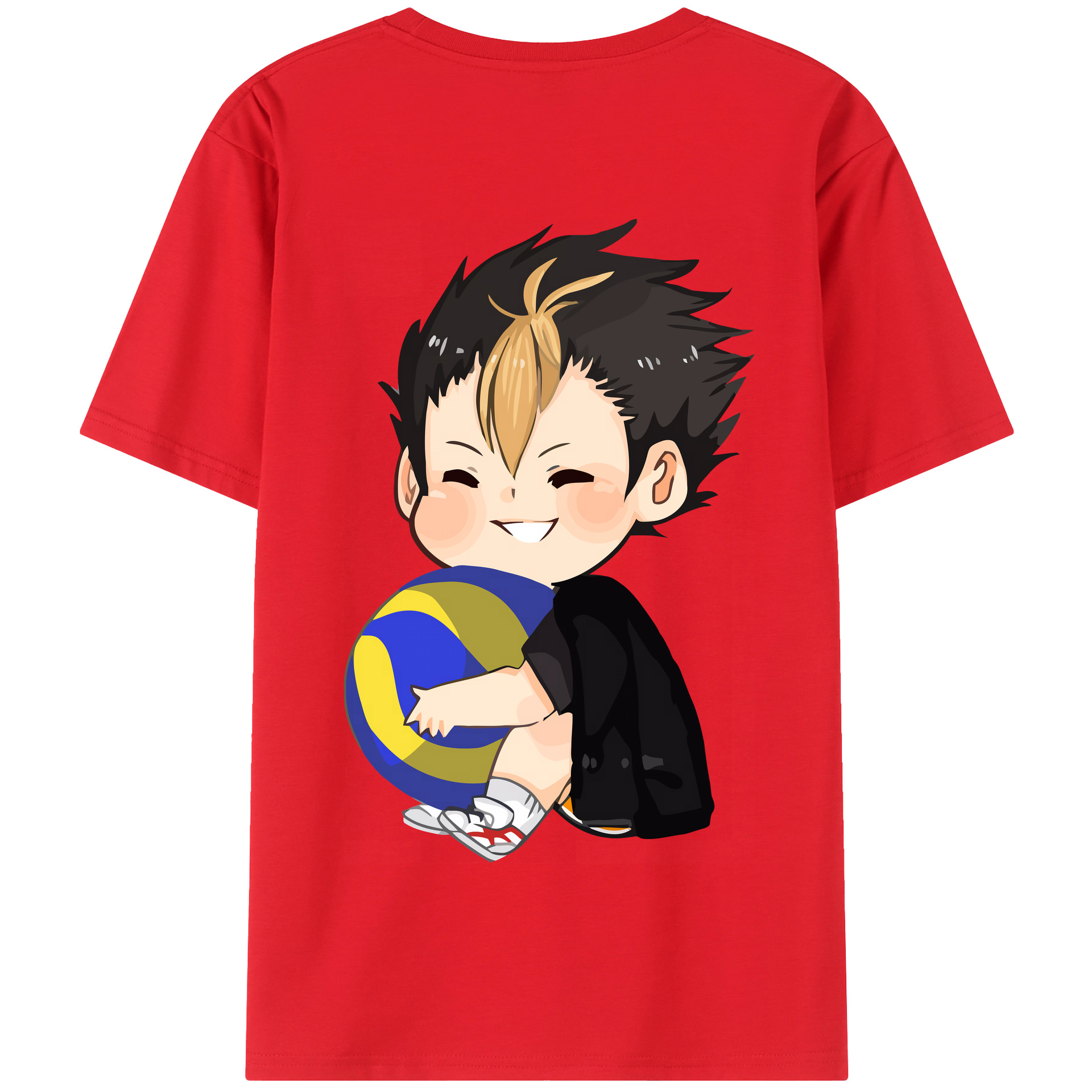 （画像用） ハイキュー!! Haikyu!! 綿100％半袖Tシャツ（背面プリント）