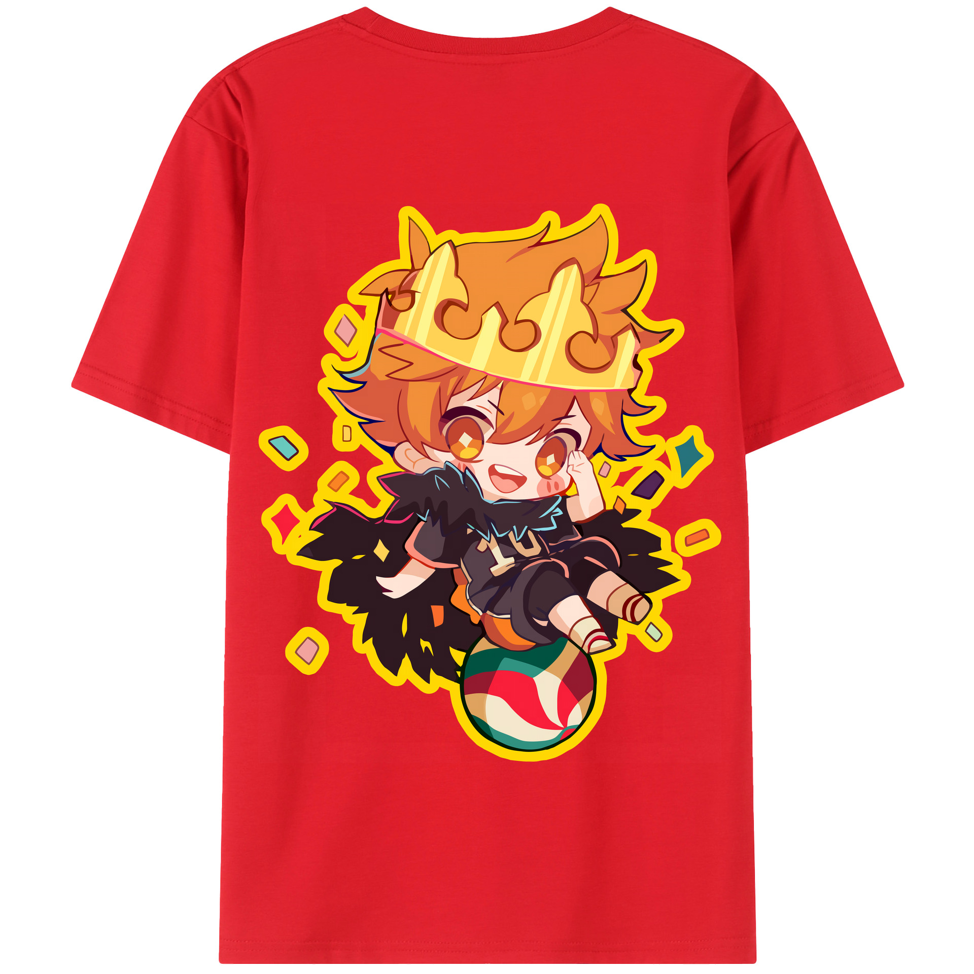 （画像用） ハイキュー!! Haikyu!! 綿100％半袖Tシャツ（背面プリント）