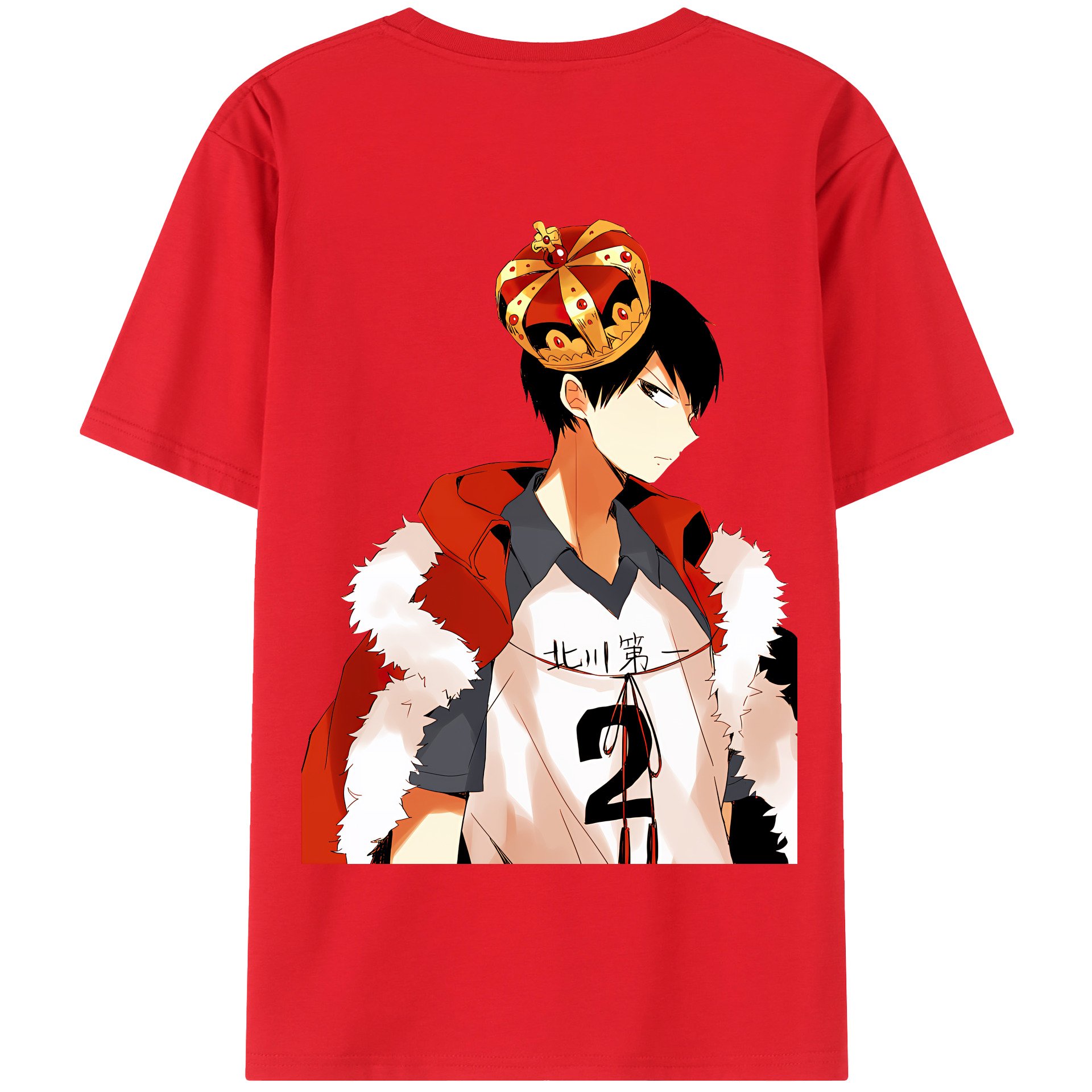 （画像用） ハイキュー!! Haikyu!! 綿100％半袖Tシャツ（背面プリント）