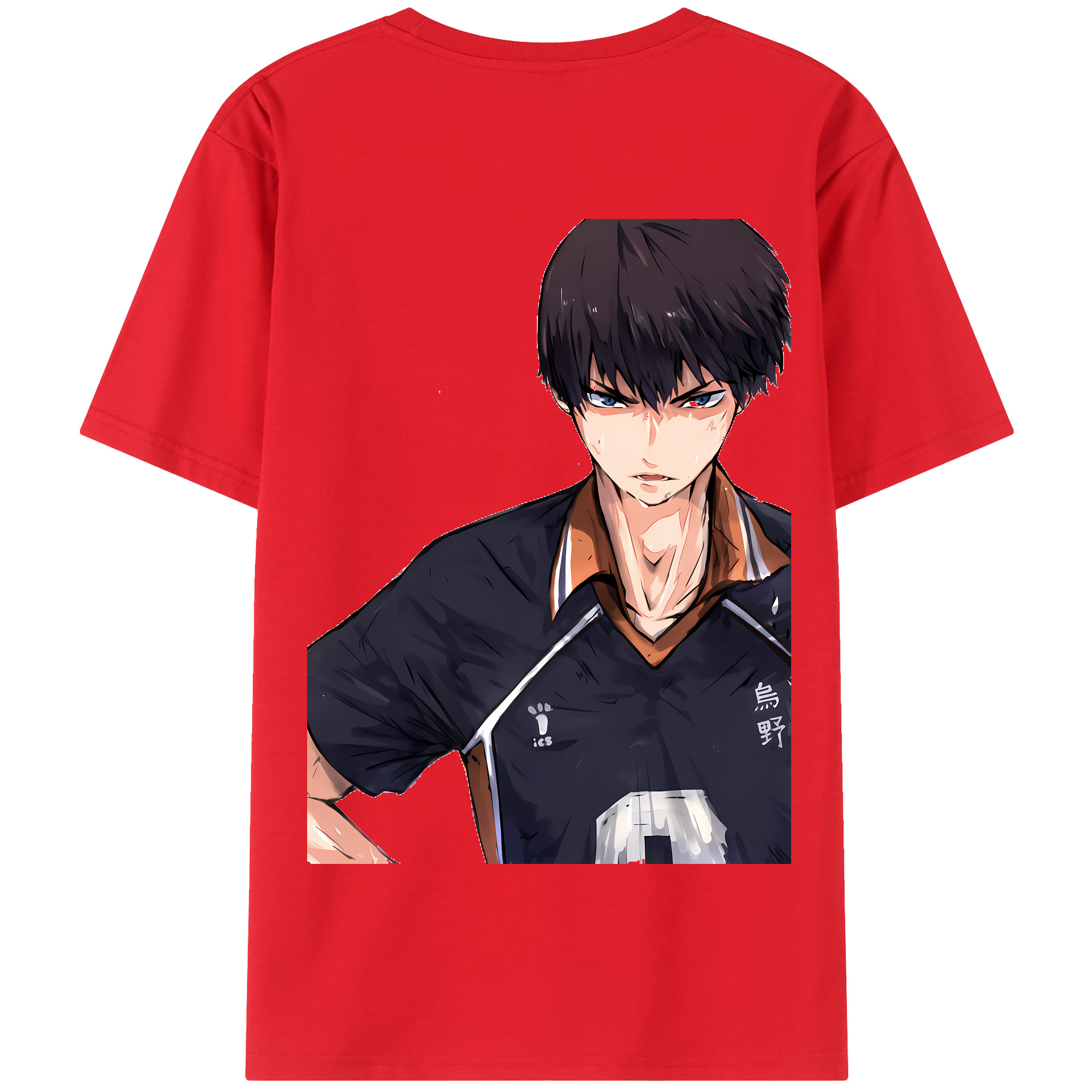 （画像用） ハイキュー!! Haikyu!! 綿100％半袖Tシャツ（背面プリント）