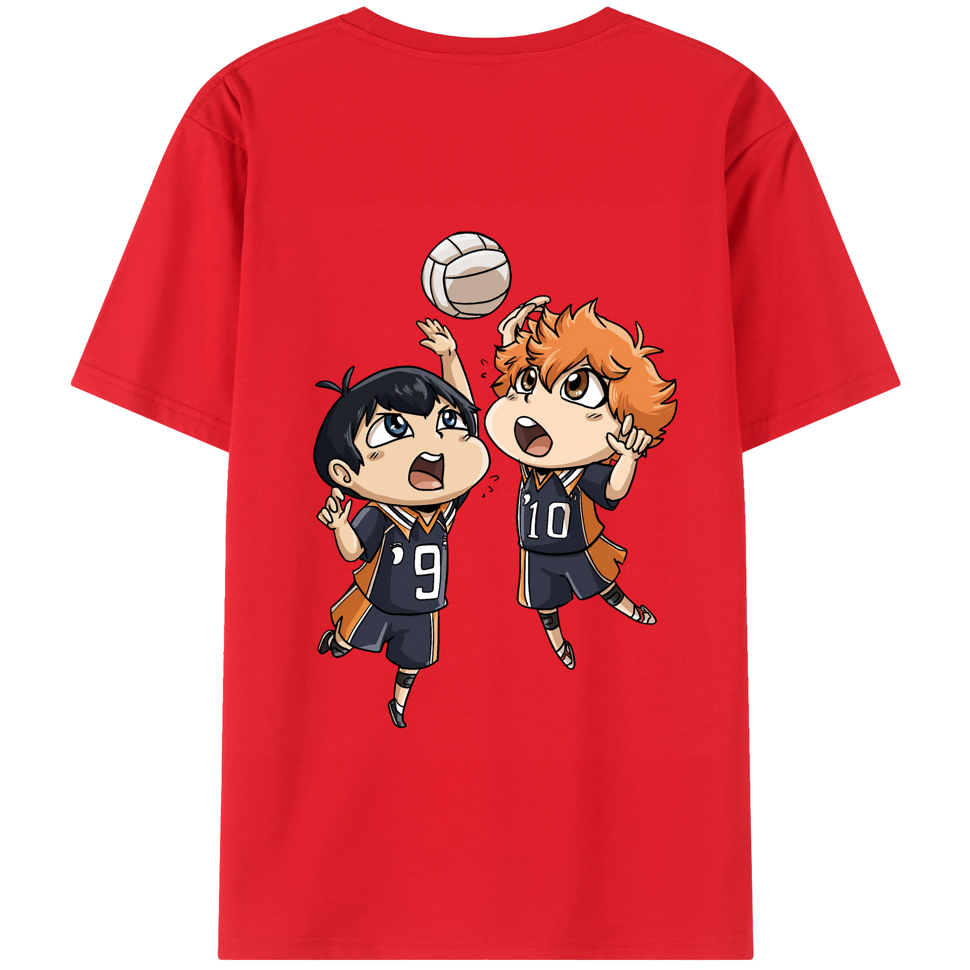 （画像用） ハイキュー!! Haikyu!! 綿100％半袖Tシャツ（背面プリント）