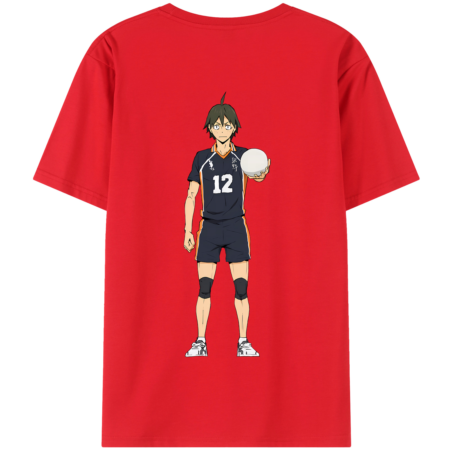 （画像用） ハイキュー!! Haikyu!! 綿100％半袖Tシャツ（背面プリント）