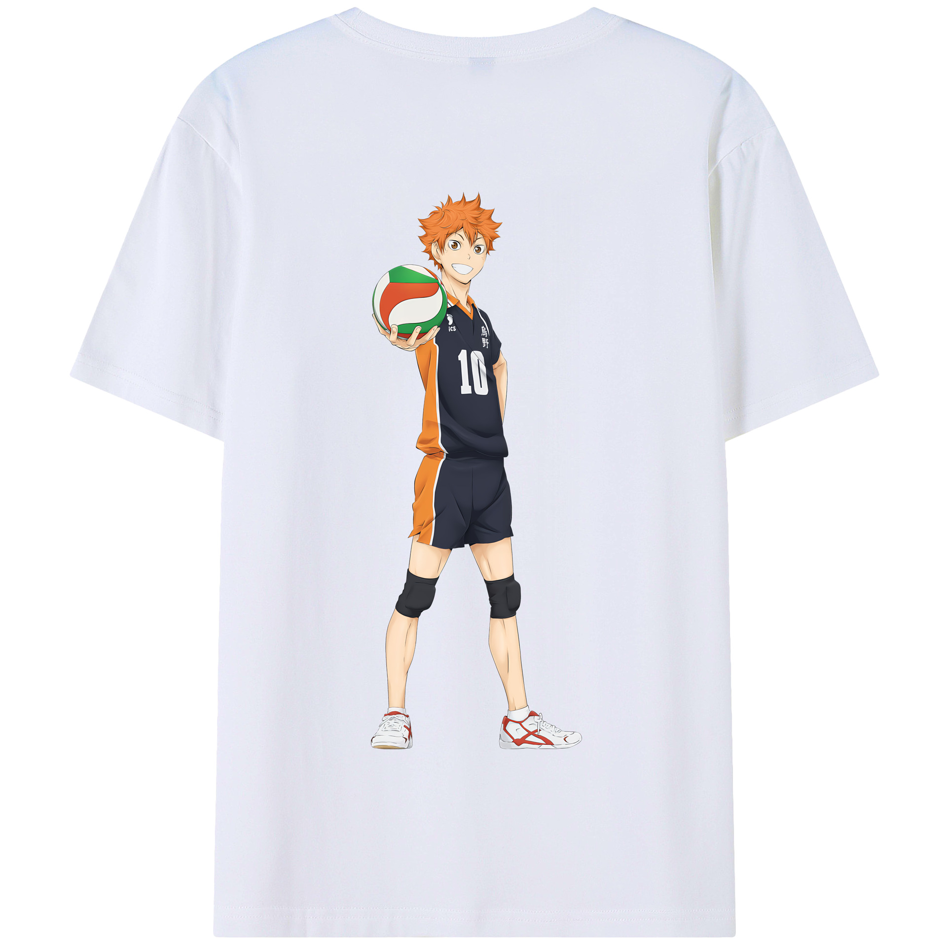 （画像用） ハイキュー!! Haikyu!! 綿100％半袖Tシャツ（背面プリント）