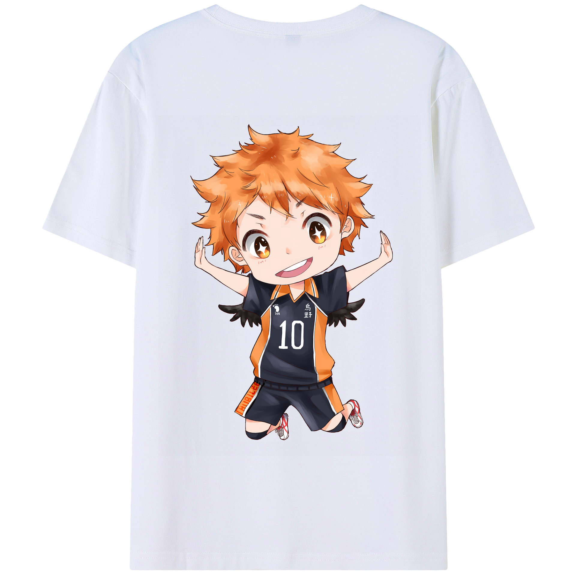 （画像用） ハイキュー!! Haikyu!! 綿100％半袖Tシャツ（背面プリント）