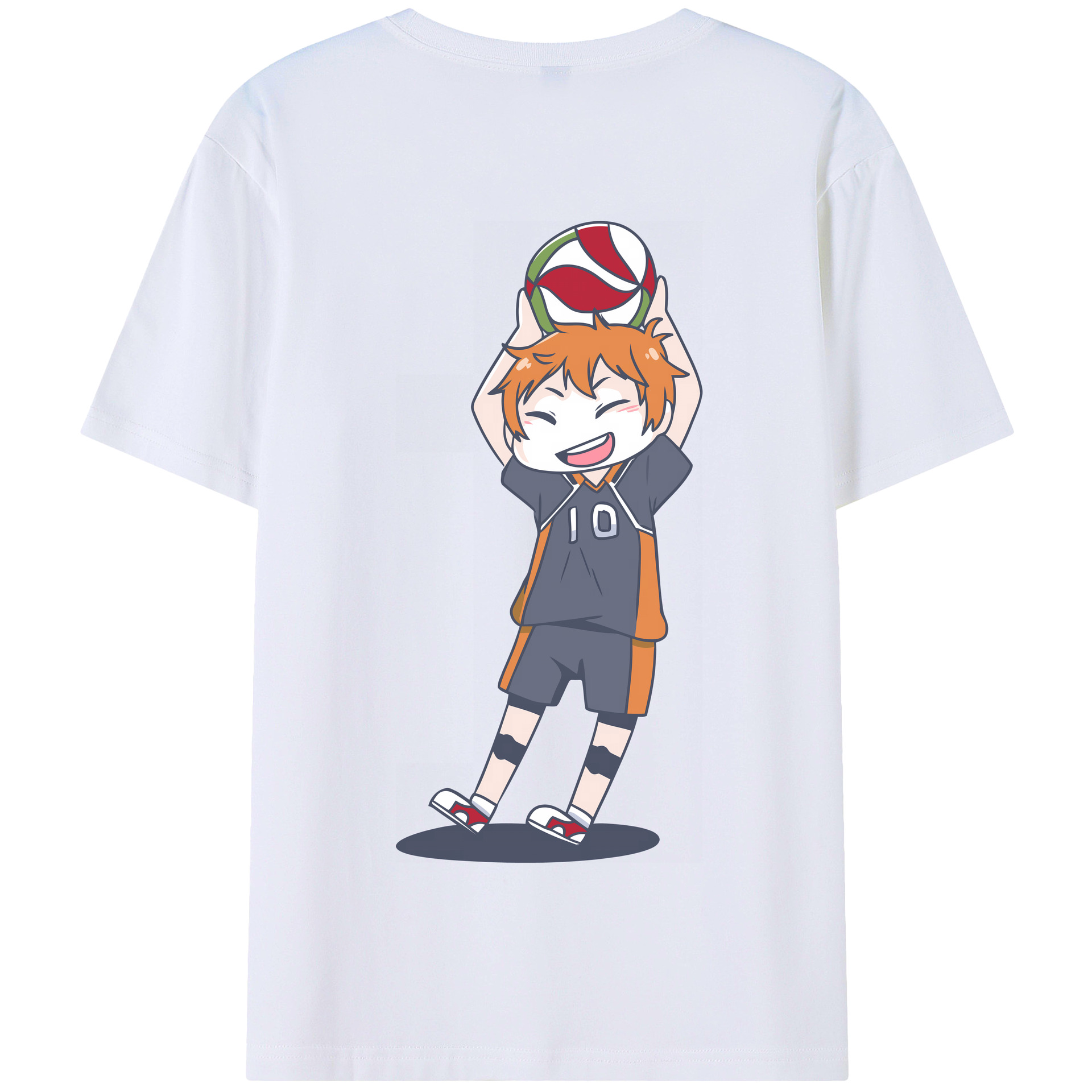 （画像用） ハイキュー!! Haikyu!! 綿100％半袖Tシャツ（背面プリント）