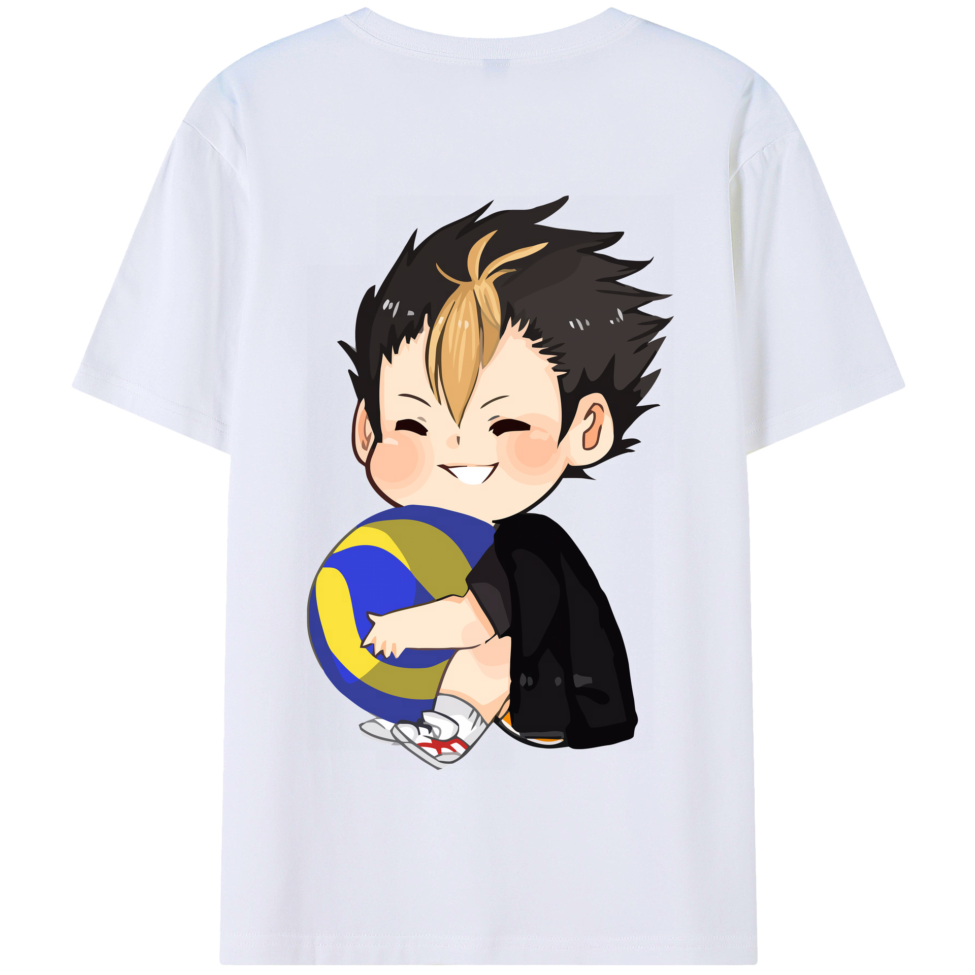 （画像用） ハイキュー!! Haikyu!! 綿100％半袖Tシャツ（背面プリント）