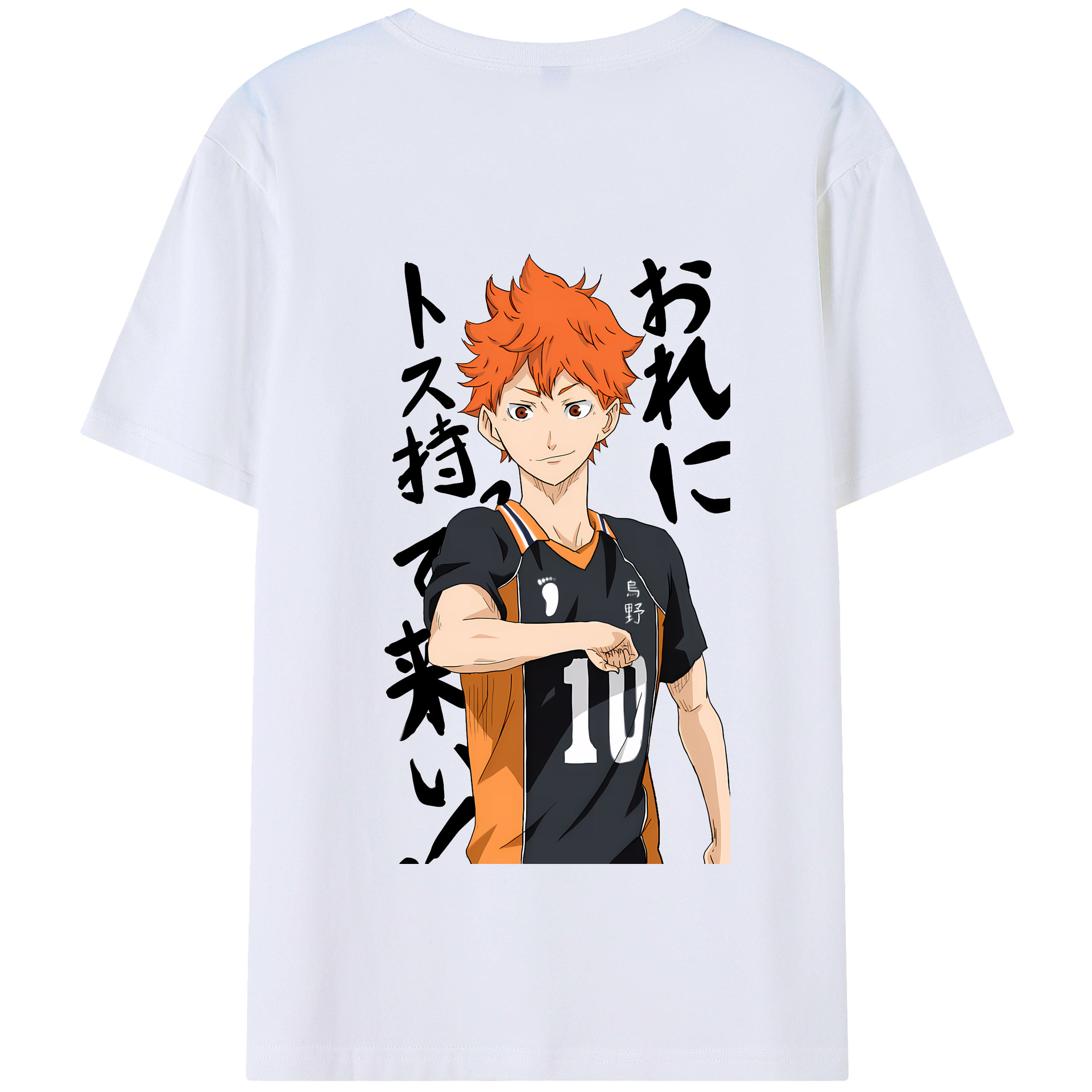 （画像用） ハイキュー!! Haikyu!! 綿100％半袖Tシャツ（背面プリント）
