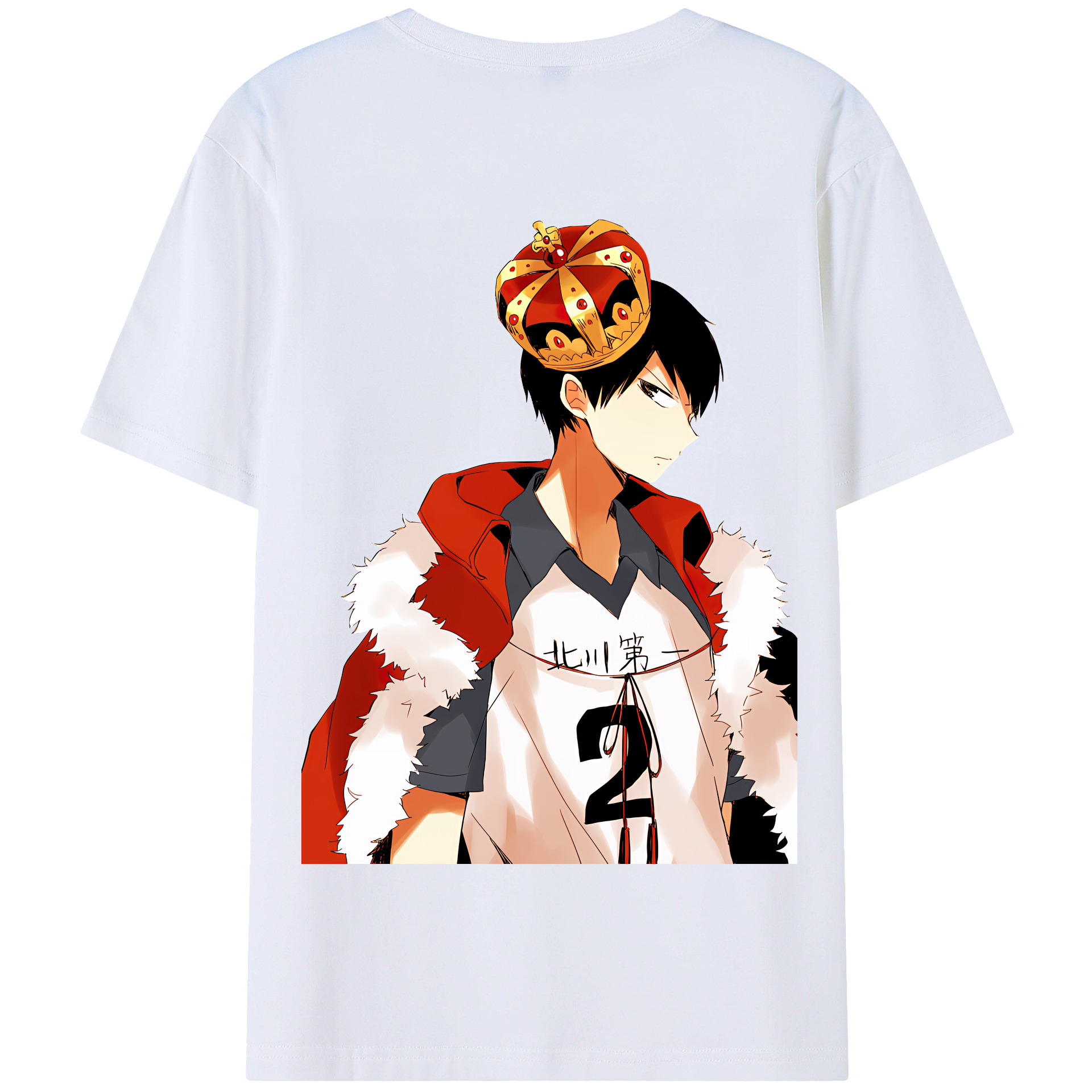 （画像用） ハイキュー!! Haikyu!! 綿100％半袖Tシャツ（背面プリント）