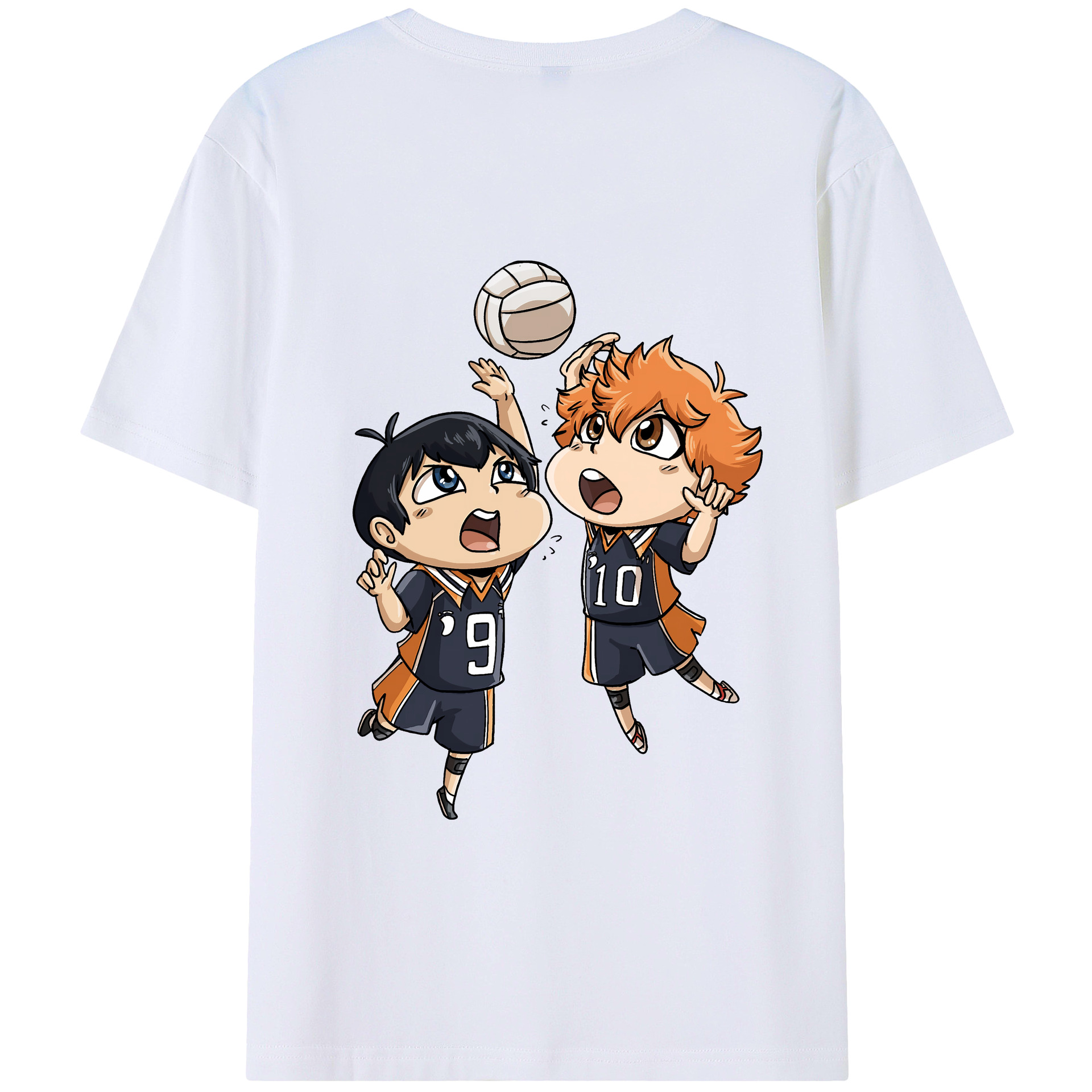 （画像用） ハイキュー!! Haikyu!! 綿100％半袖Tシャツ（背面プリント）