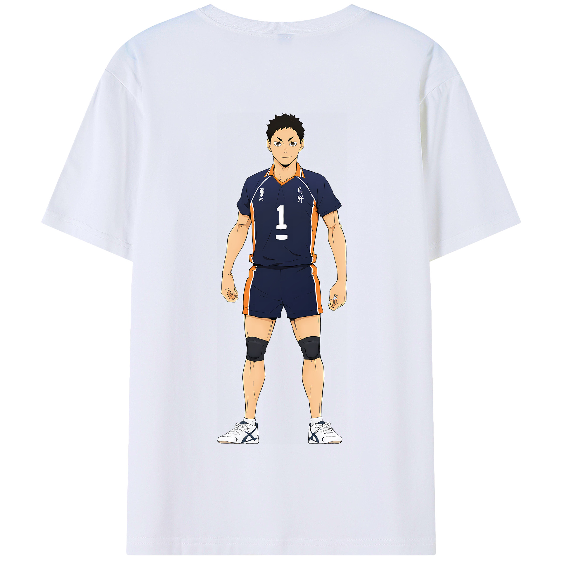 （画像用） ハイキュー!! Haikyu!! 綿100％半袖Tシャツ（背面プリント）