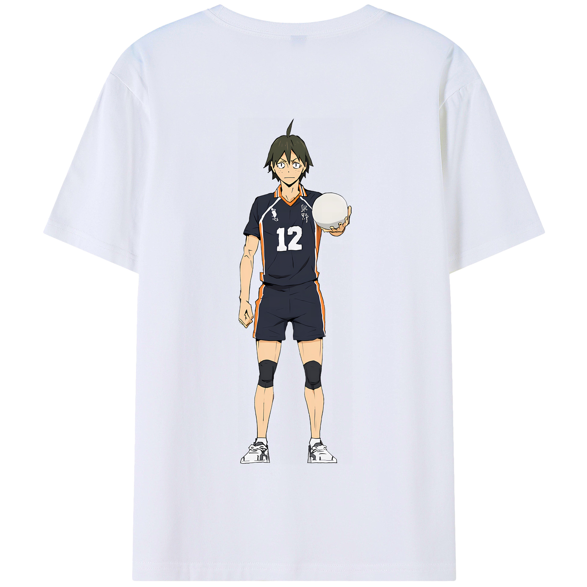 （画像用） ハイキュー!! Haikyu!! 綿100％半袖Tシャツ（背面プリント）