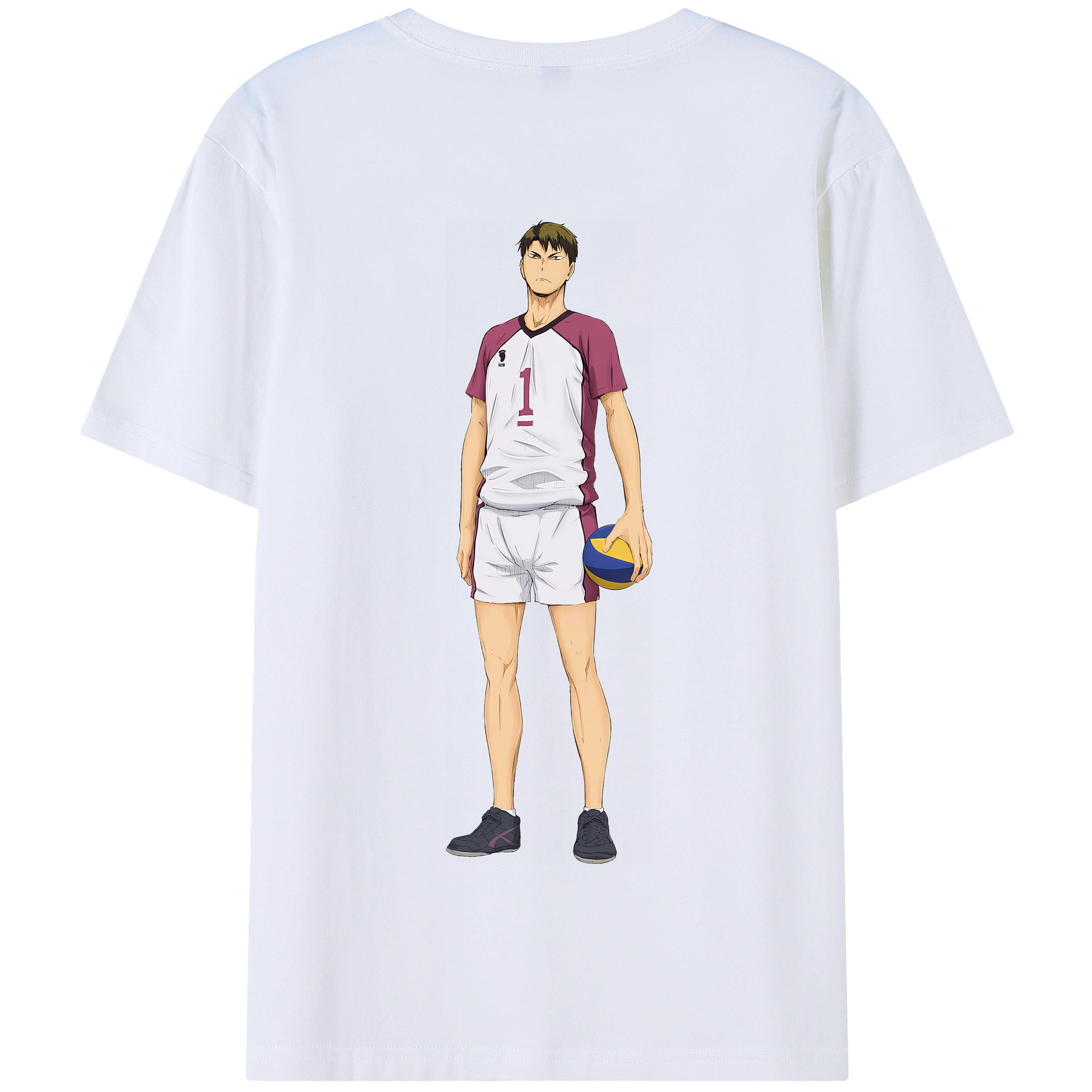 （画像用） ハイキュー!! Haikyu!! 綿100％半袖Tシャツ（背面プリント）