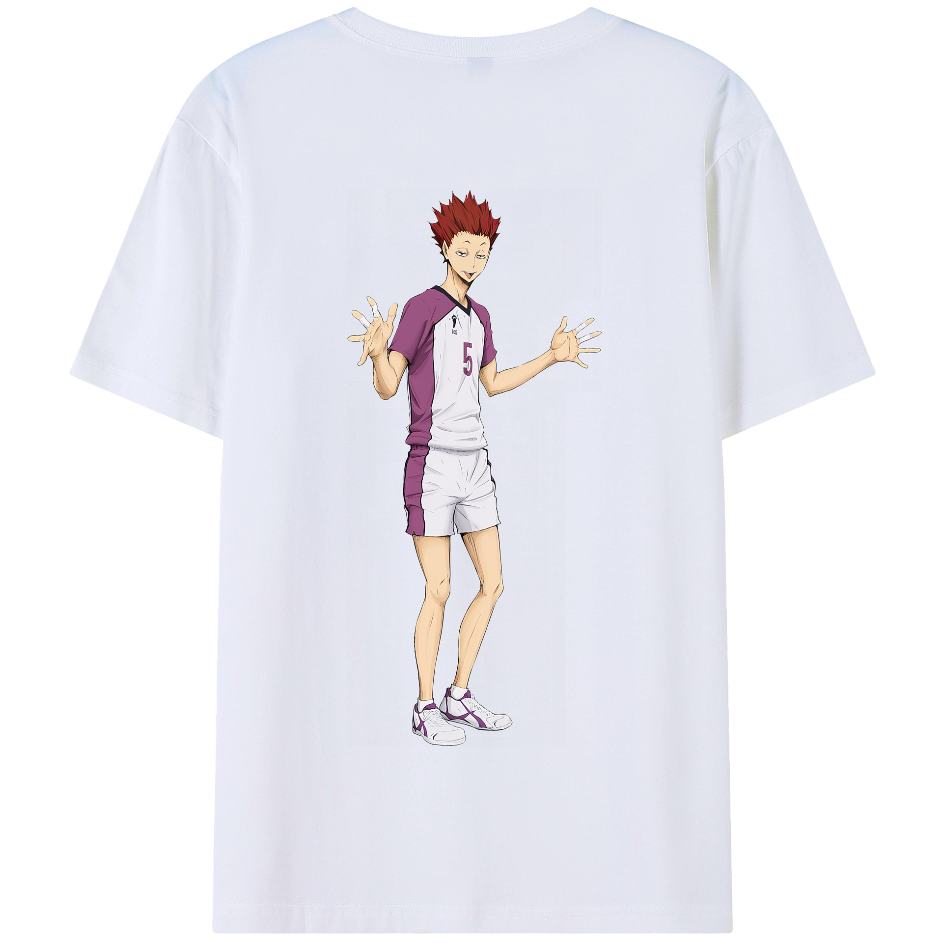 （画像用） ハイキュー!! Haikyu!! 綿100％半袖Tシャツ（背面プリント）