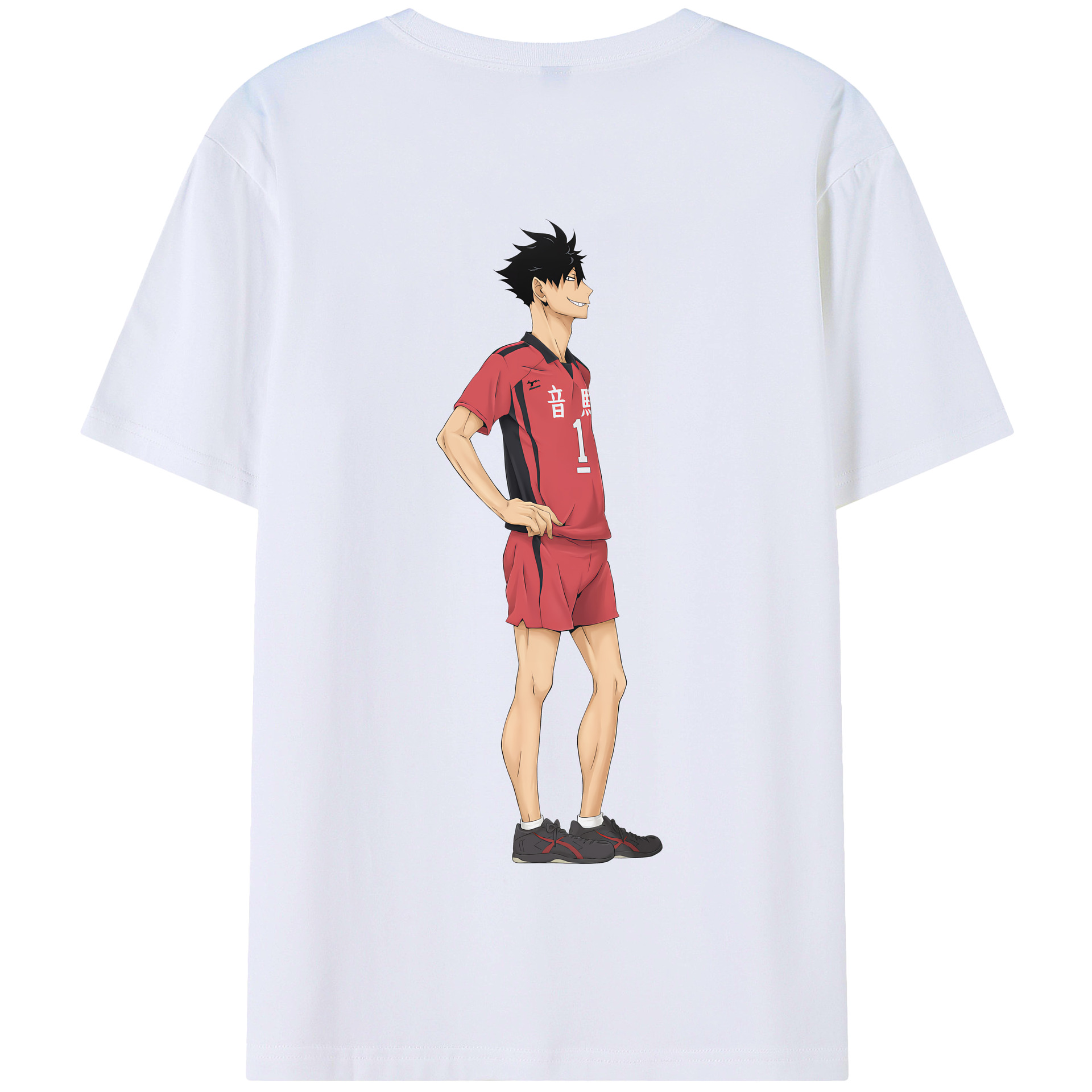 （画像用） ハイキュー!! Haikyu!! 綿100％半袖Tシャツ（背面プリント）