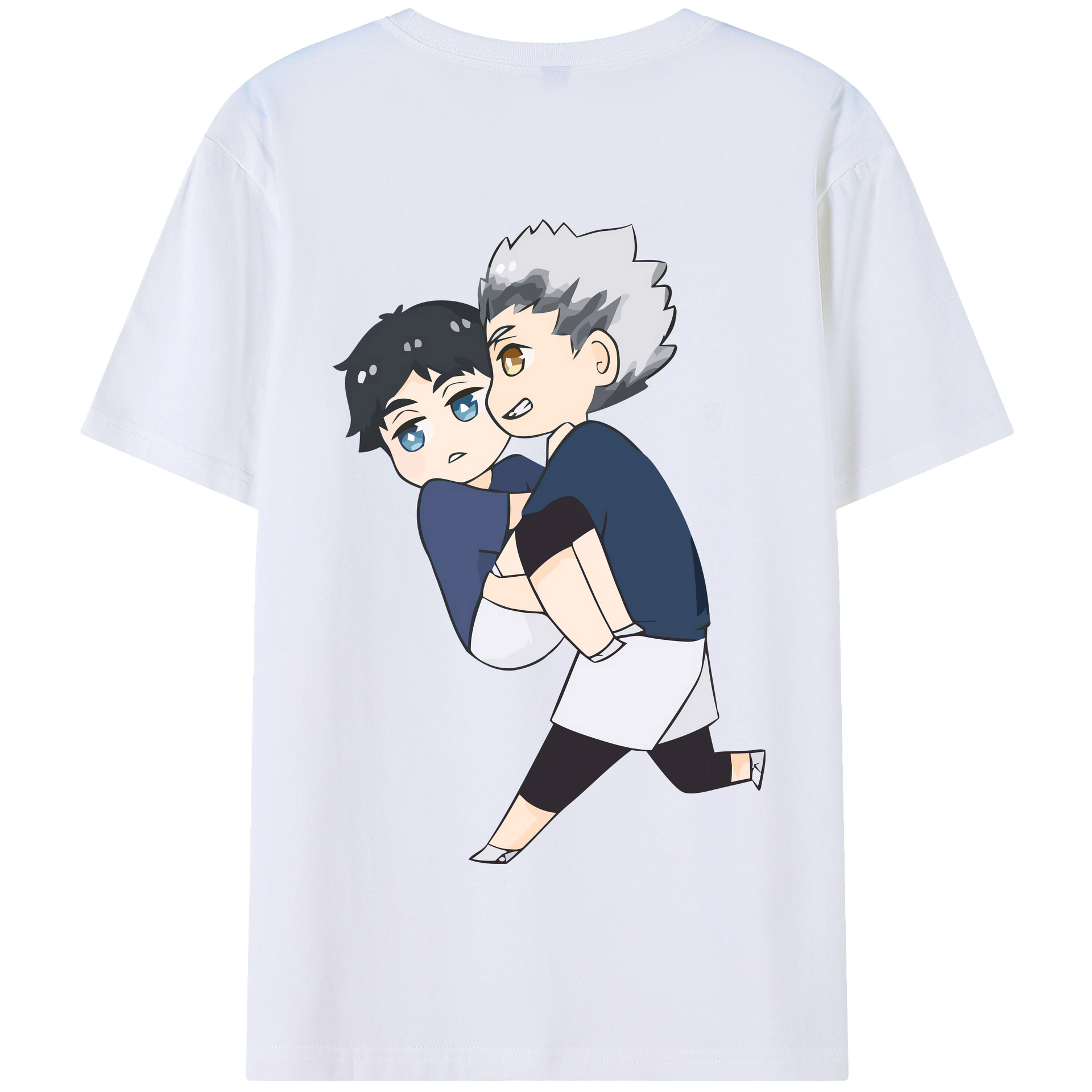 （画像用） ハイキュー!! Haikyu!! 綿100％半袖Tシャツ（背面プリント）