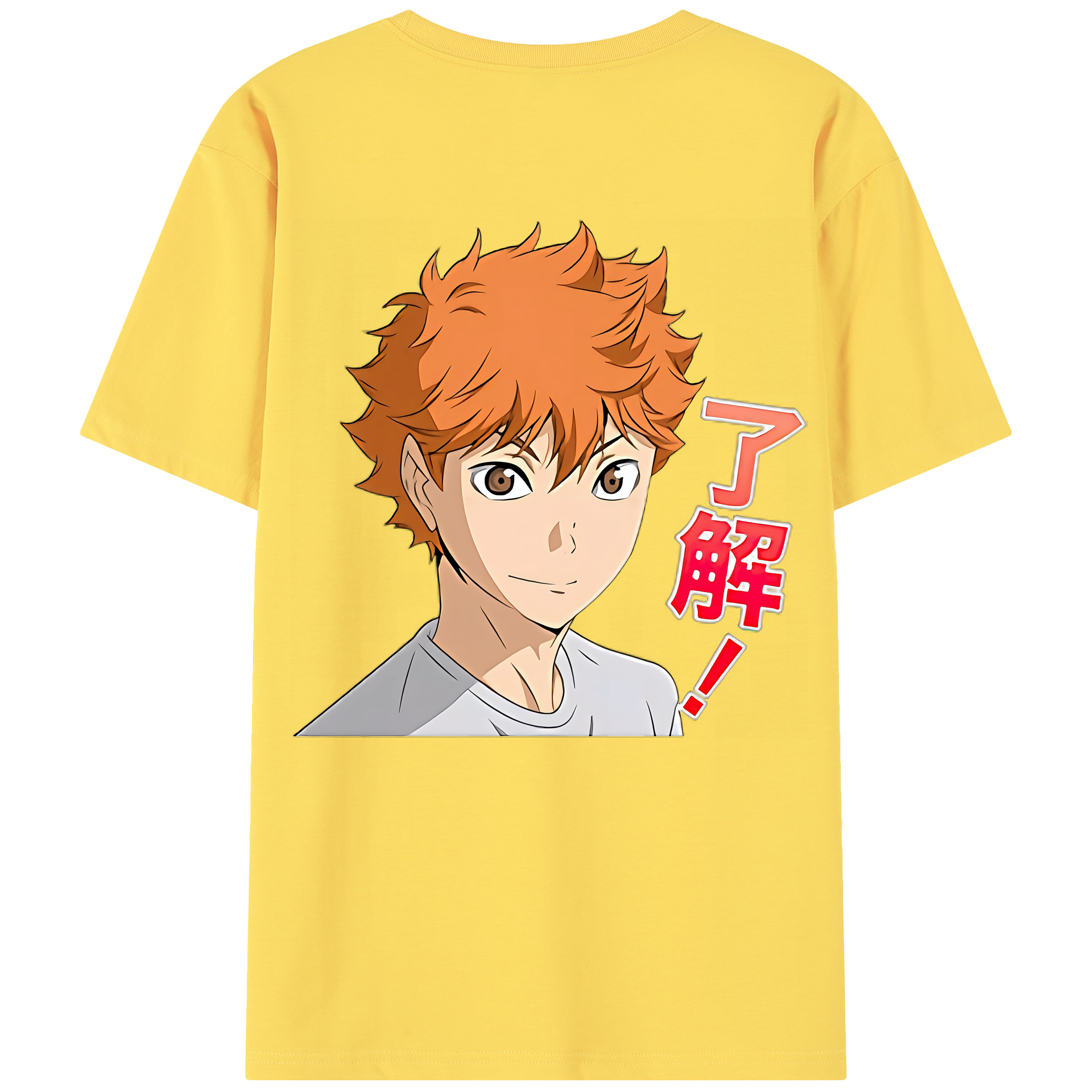 （画像用） ハイキュー!! Haikyu!! 綿100％半袖Tシャツ（背面プリント）