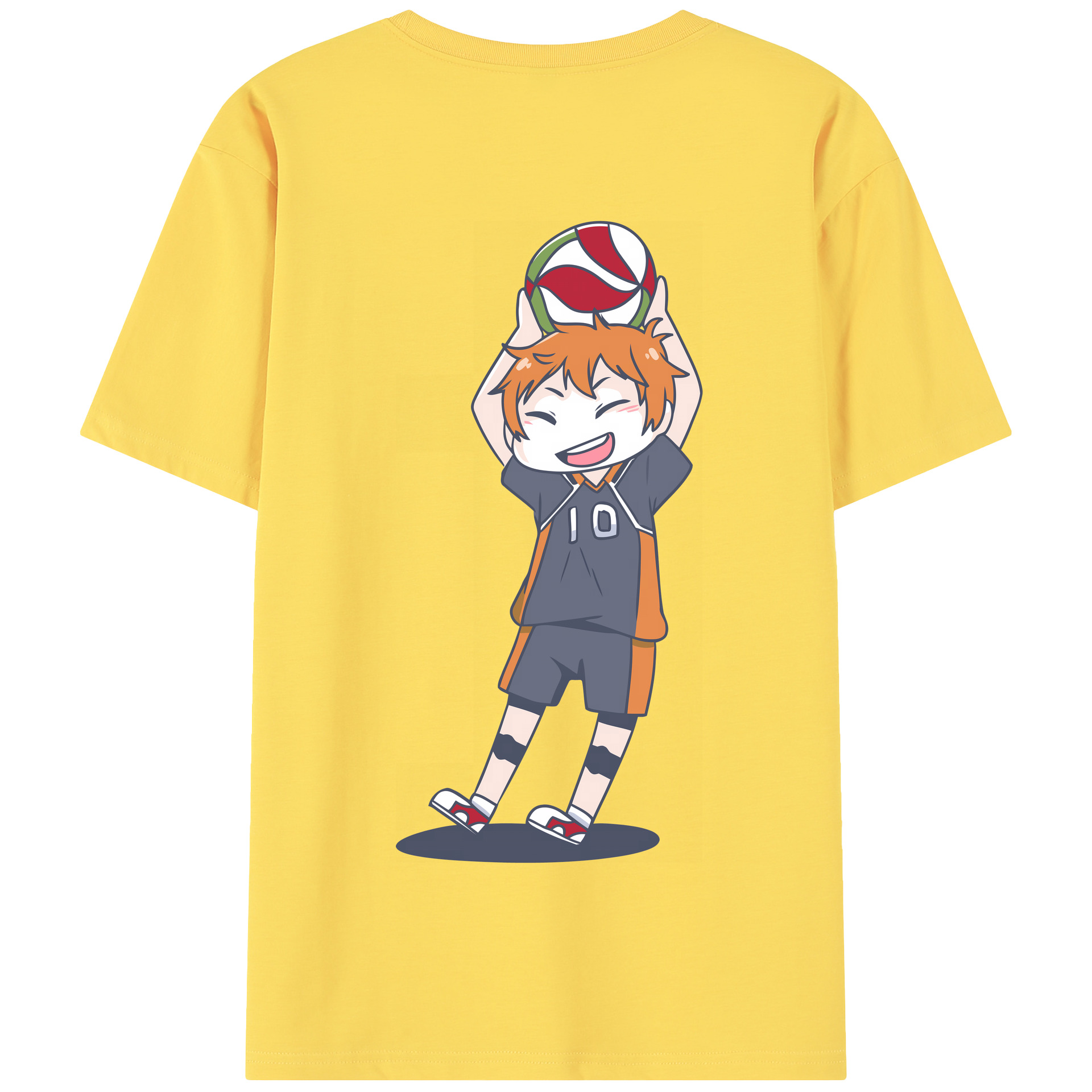 （画像用） ハイキュー!! Haikyu!! 綿100％半袖Tシャツ（背面プリント）