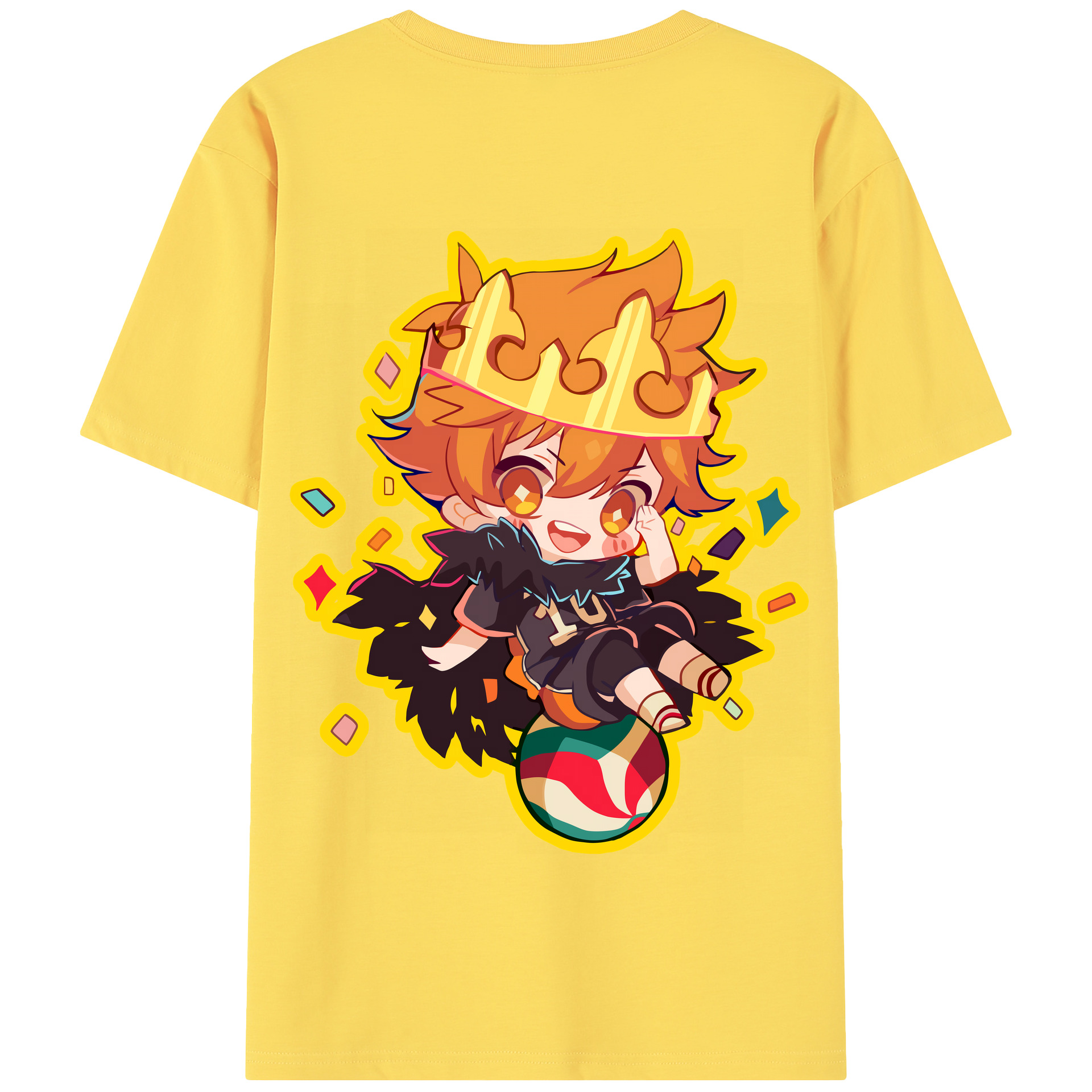 （画像用） ハイキュー!! Haikyu!! 綿100％半袖Tシャツ（背面プリント）