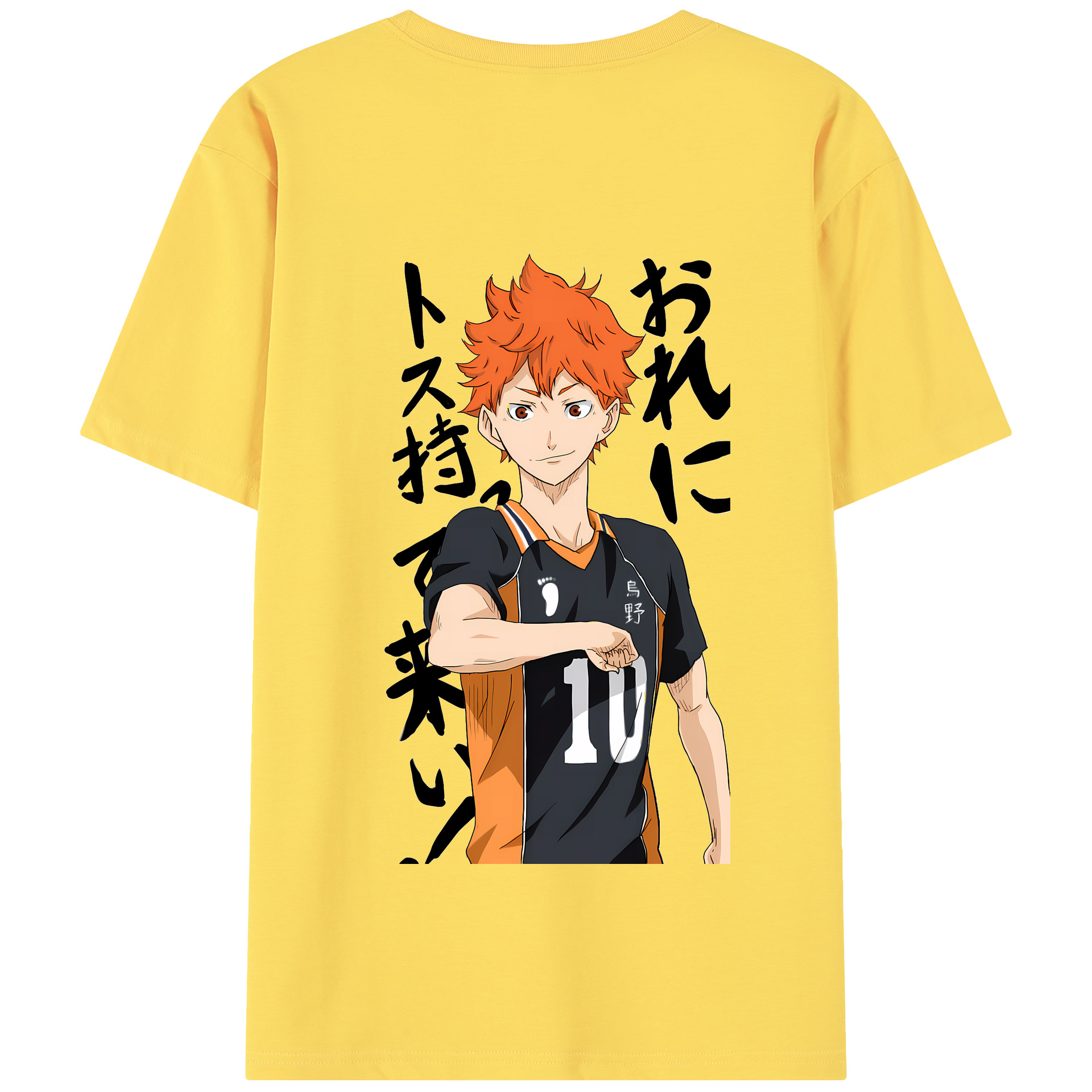 （画像用） ハイキュー!! Haikyu!! 綿100％半袖Tシャツ（背面プリント）