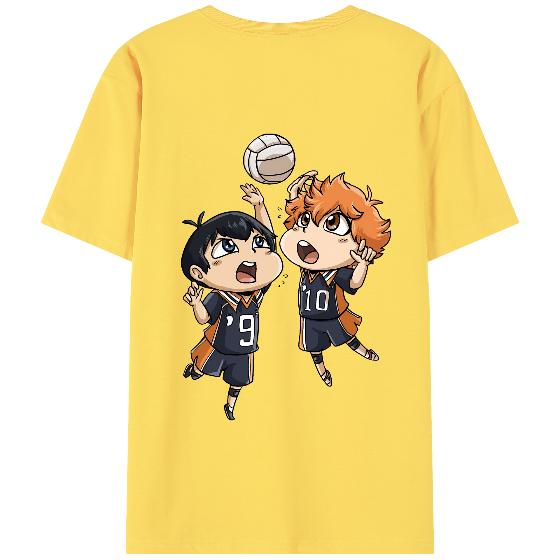 （画像用） ハイキュー!! Haikyu!! 綿100％半袖Tシャツ（背面プリント）