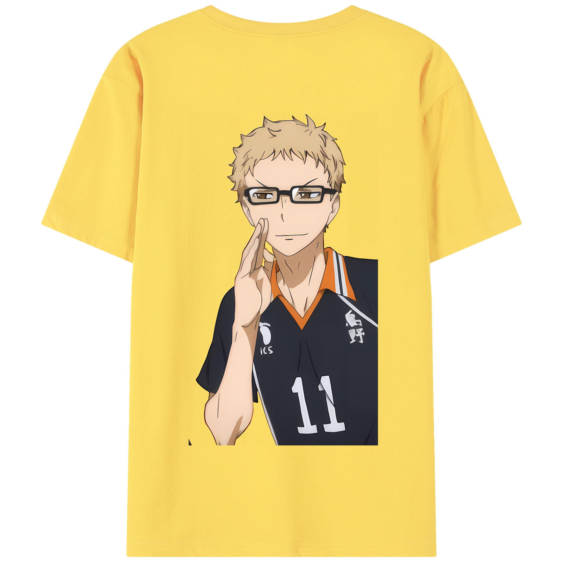（画像用） ハイキュー!! Haikyu!! 綿100％半袖Tシャツ（背面プリント）