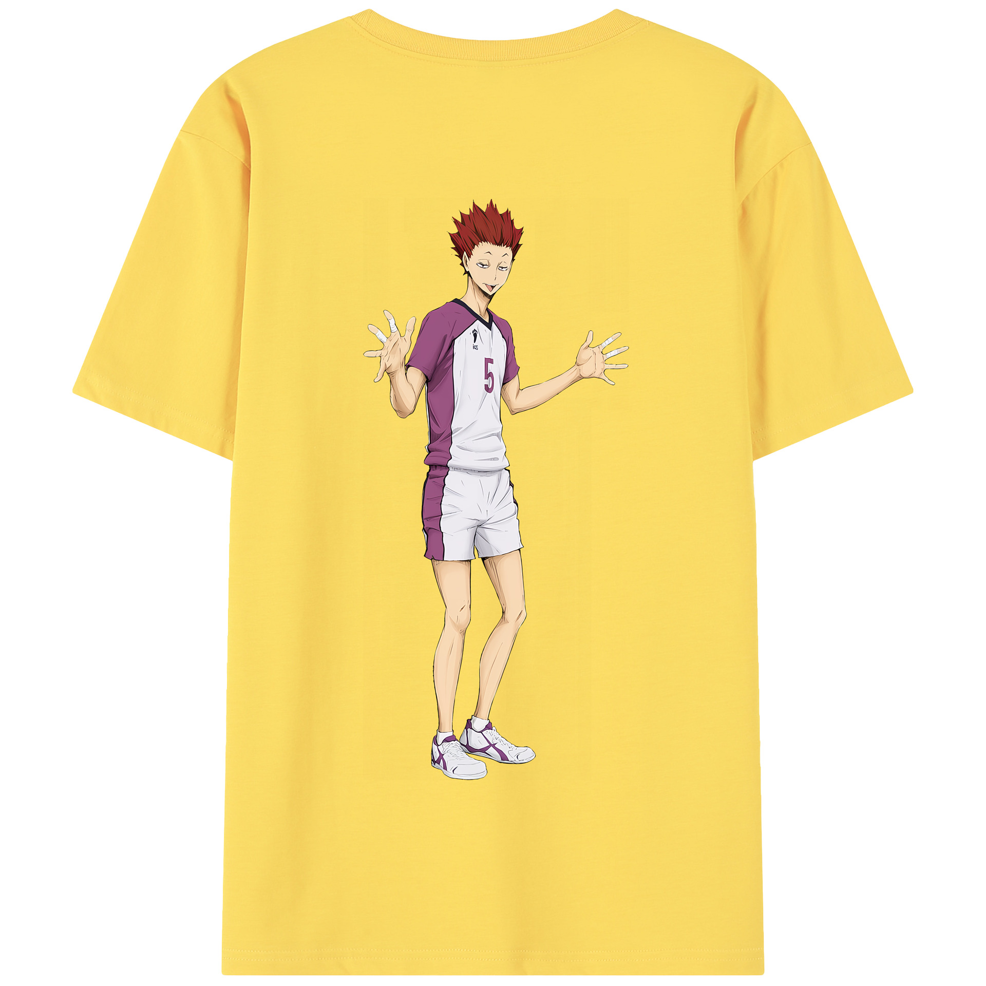 （画像用） ハイキュー!! Haikyu!! 綿100％半袖Tシャツ（背面プリント）