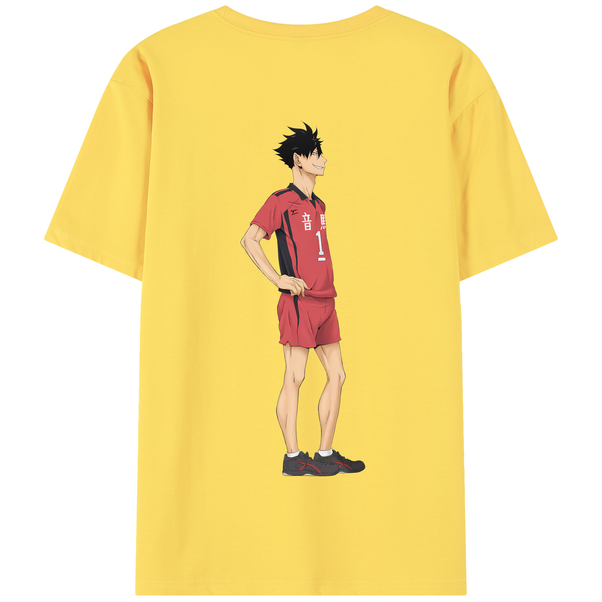 （画像用） ハイキュー!! Haikyu!! 綿100％半袖Tシャツ（背面プリント）