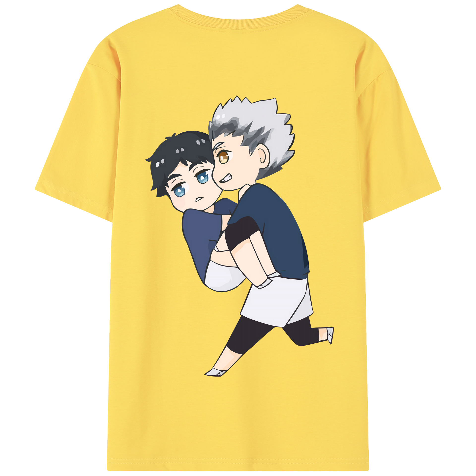 （画像用） ハイキュー!! Haikyu!! 綿100％半袖Tシャツ（背面プリント）
