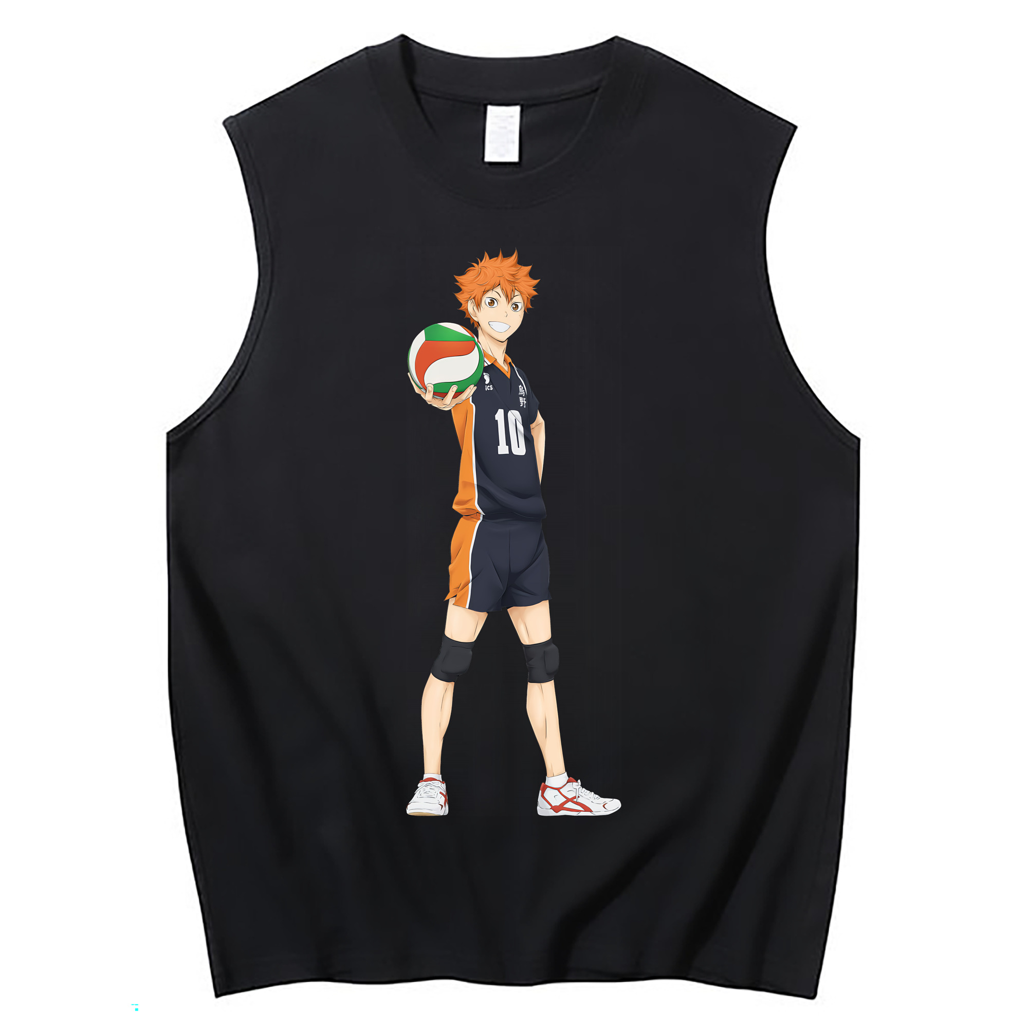 （画像用） ハイキュー!! Haikyu!! コットン100％タンクトップ（フロントプリント）