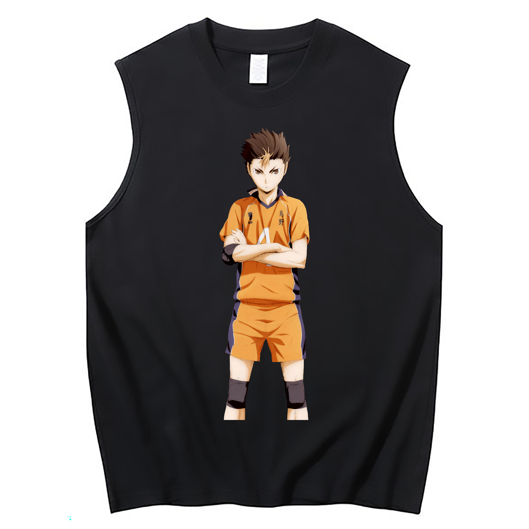 （画像用） ハイキュー!! Haikyu!! コットン100％タンクトップ（フロントプリント）