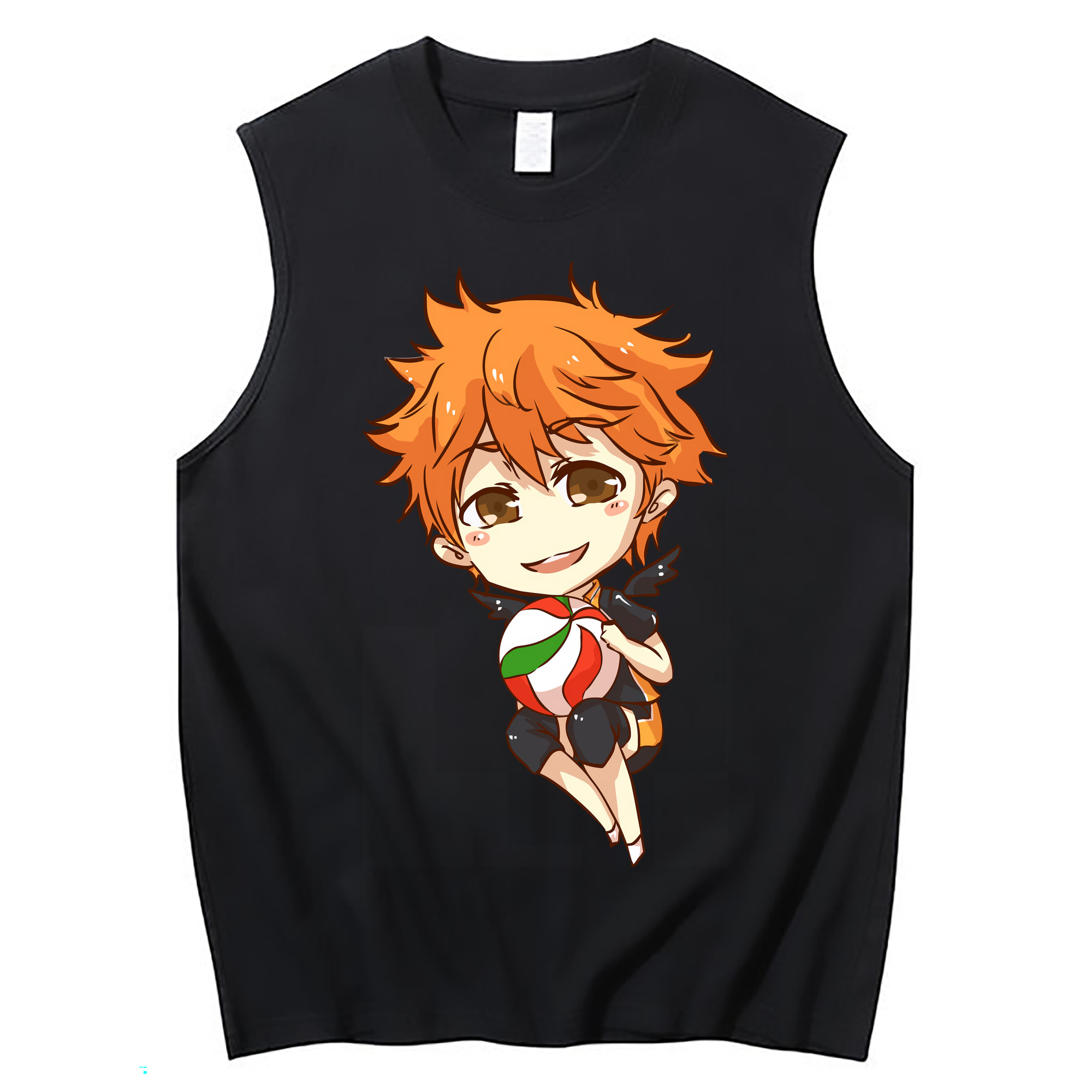 （画像用） ハイキュー!! Haikyu!! コットン100％タンクトップ（フロントプリント）