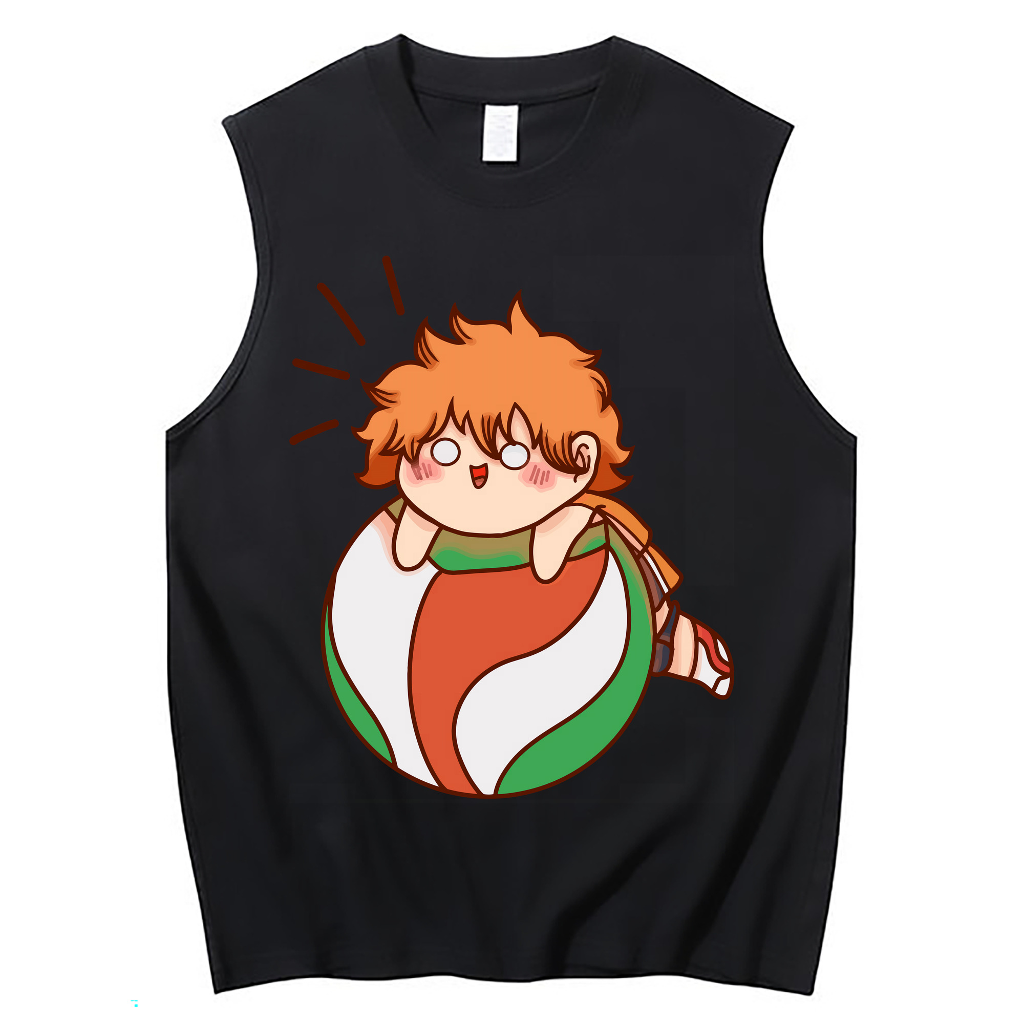 （画像用） ハイキュー!! Haikyu!! コットン100％タンクトップ（フロントプリント）