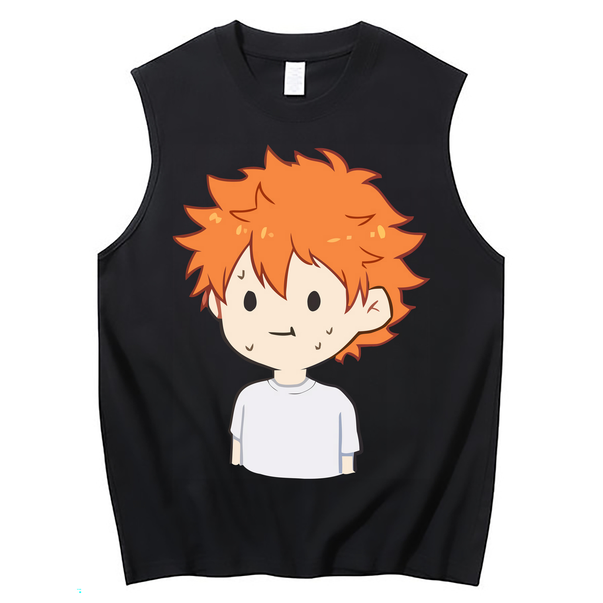 （画像用） ハイキュー!! Haikyu!! コットン100％タンクトップ（フロントプリント）