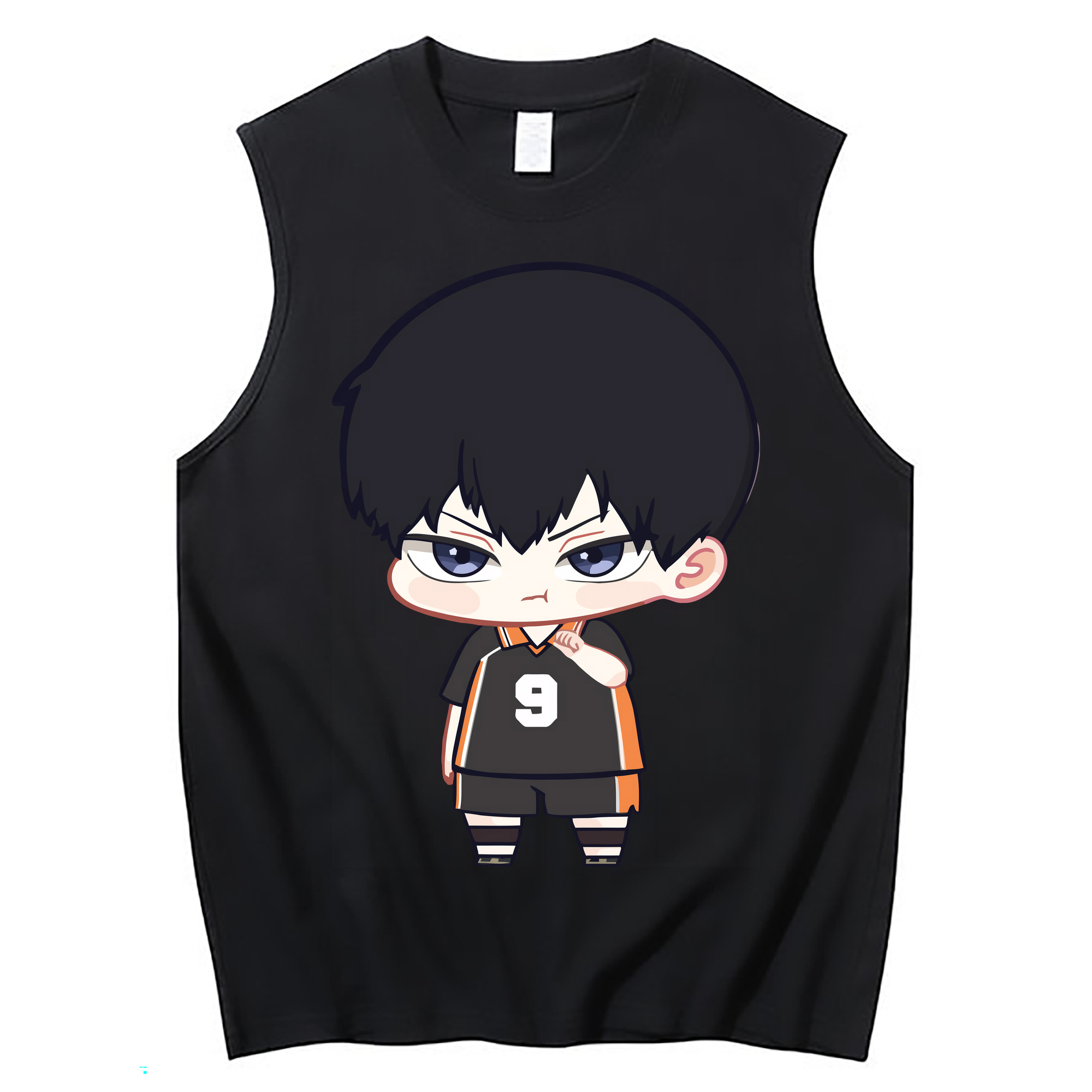 （画像用） ハイキュー!! Haikyu!! コットン100％タンクトップ（フロントプリント）