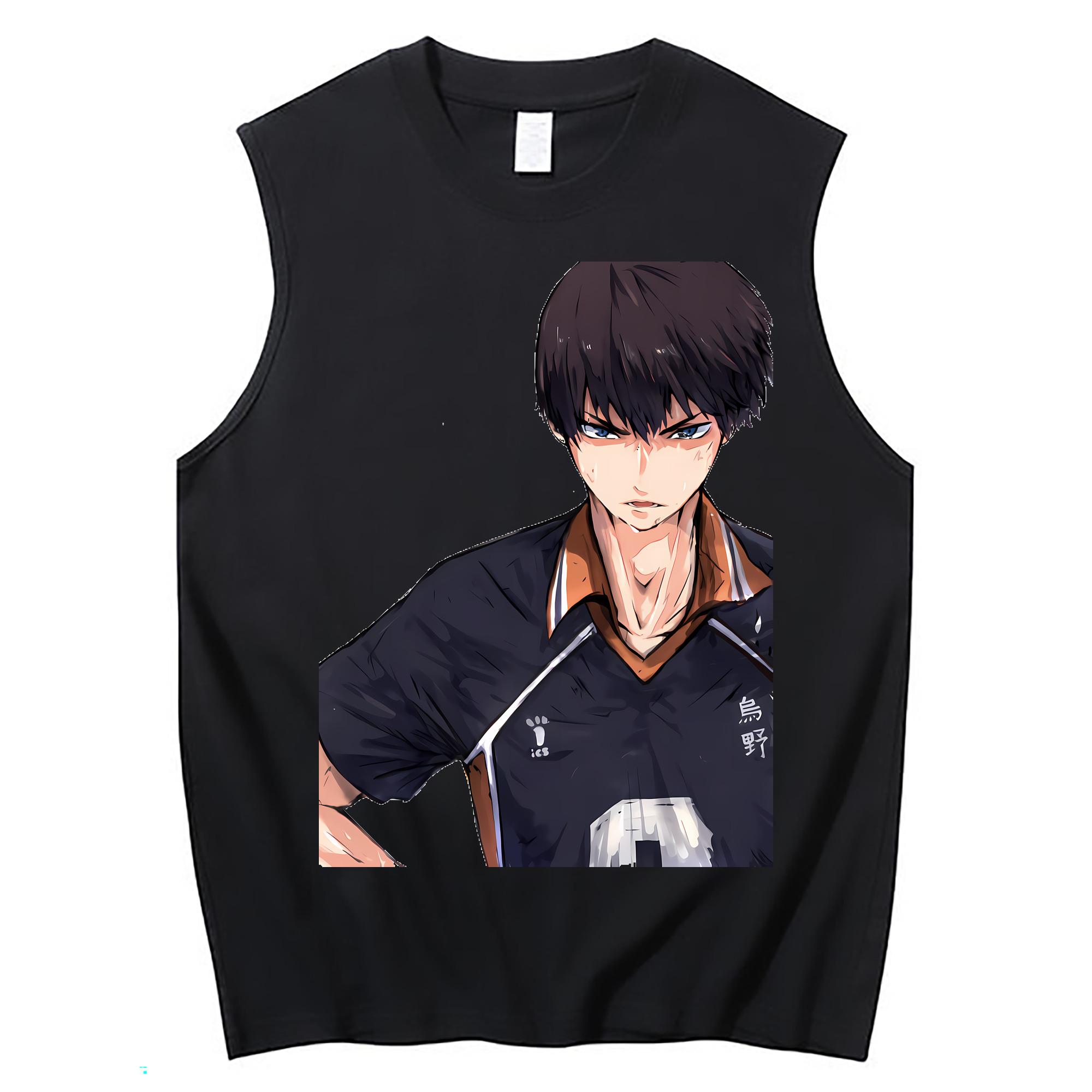 （画像用） ハイキュー!! Haikyu!! コットン100％タンクトップ（フロントプリント）