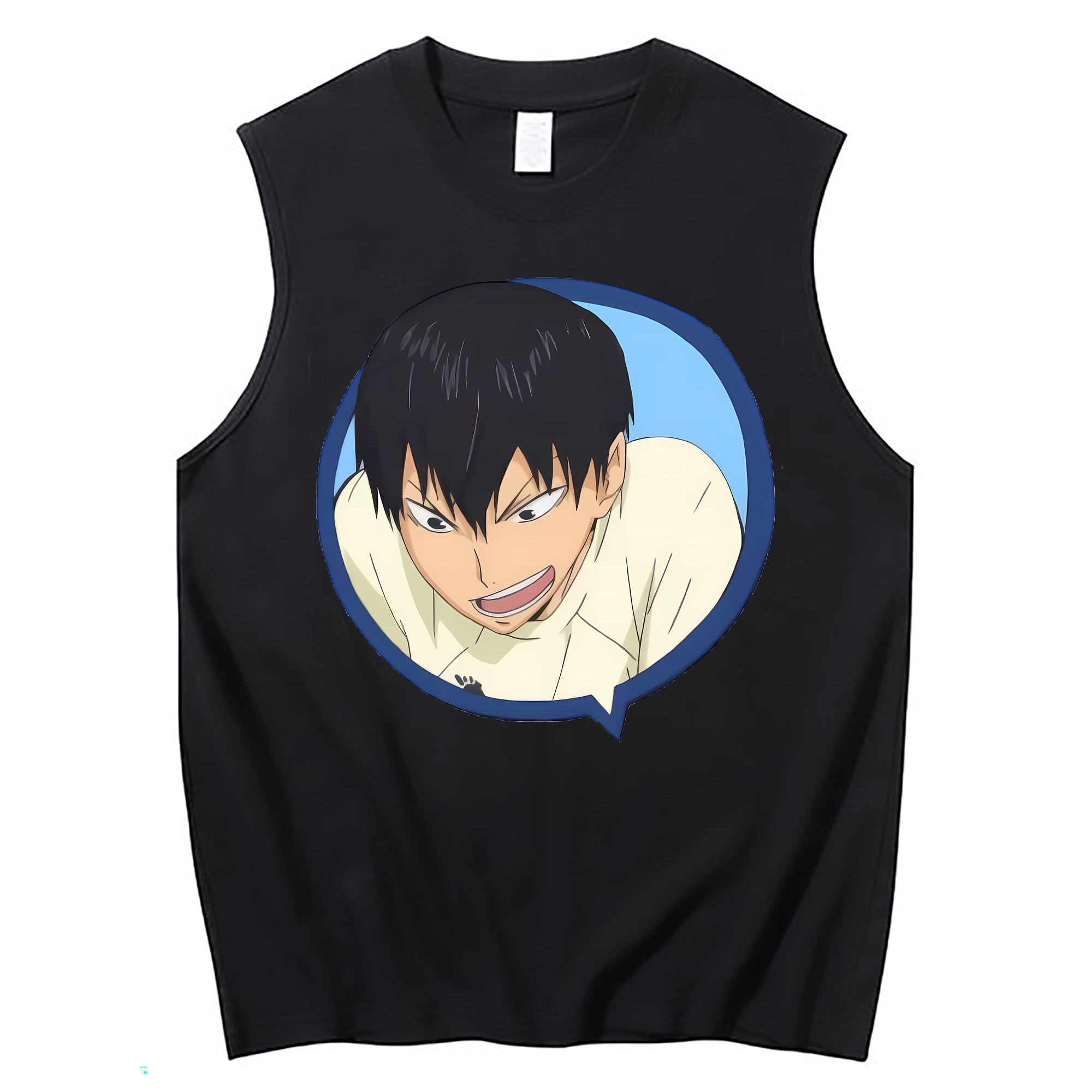 （画像用） ハイキュー!! Haikyu!! コットン100％タンクトップ（フロントプリント）