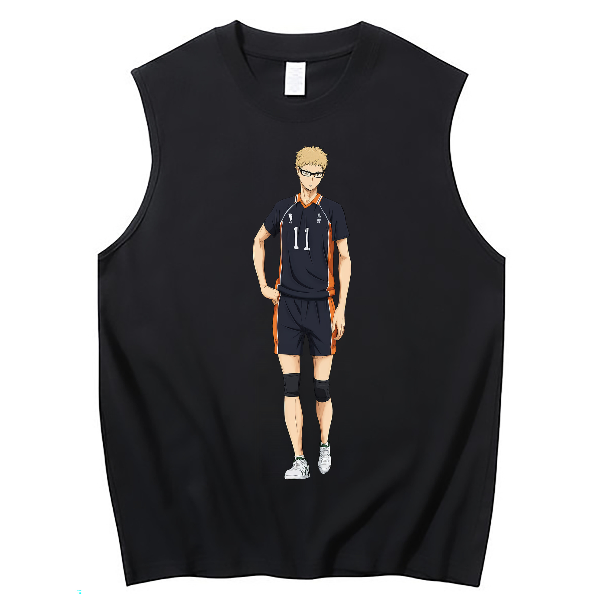 （画像用） ハイキュー!! Haikyu!! コットン100％タンクトップ（フロントプリント）