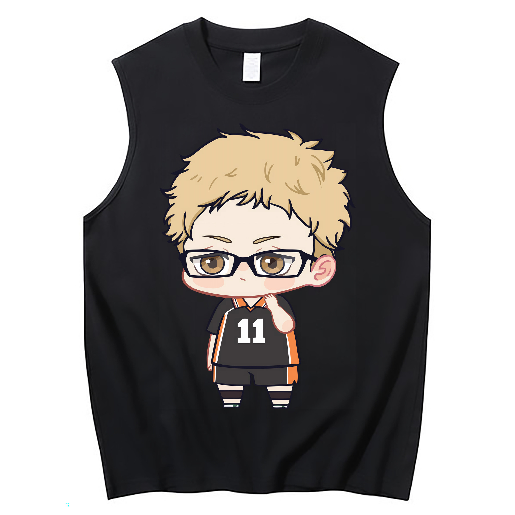 （画像用） ハイキュー!! Haikyu!! コットン100％タンクトップ（フロントプリント）