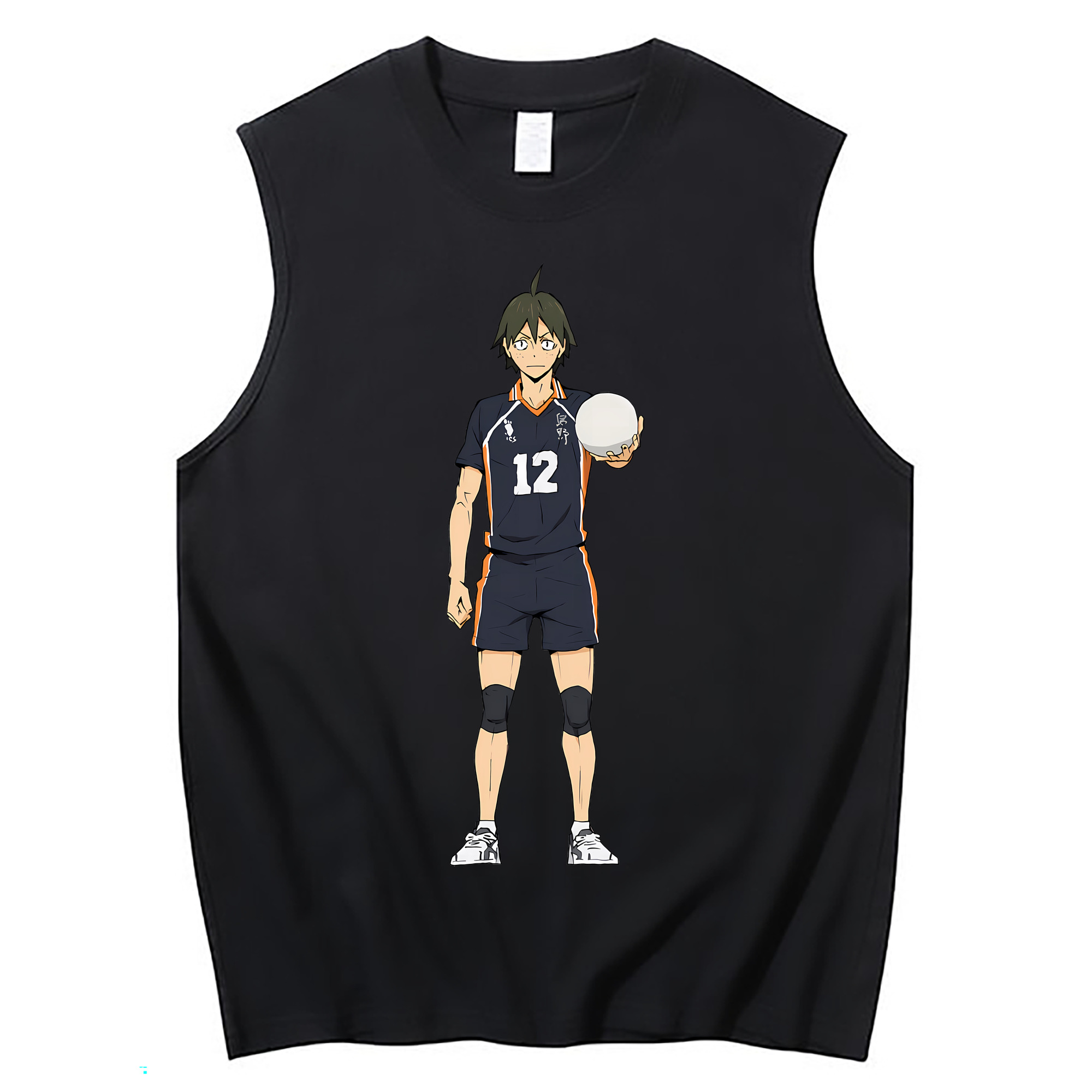 （画像用） ハイキュー!! Haikyu!! コットン100％タンクトップ（フロントプリント）