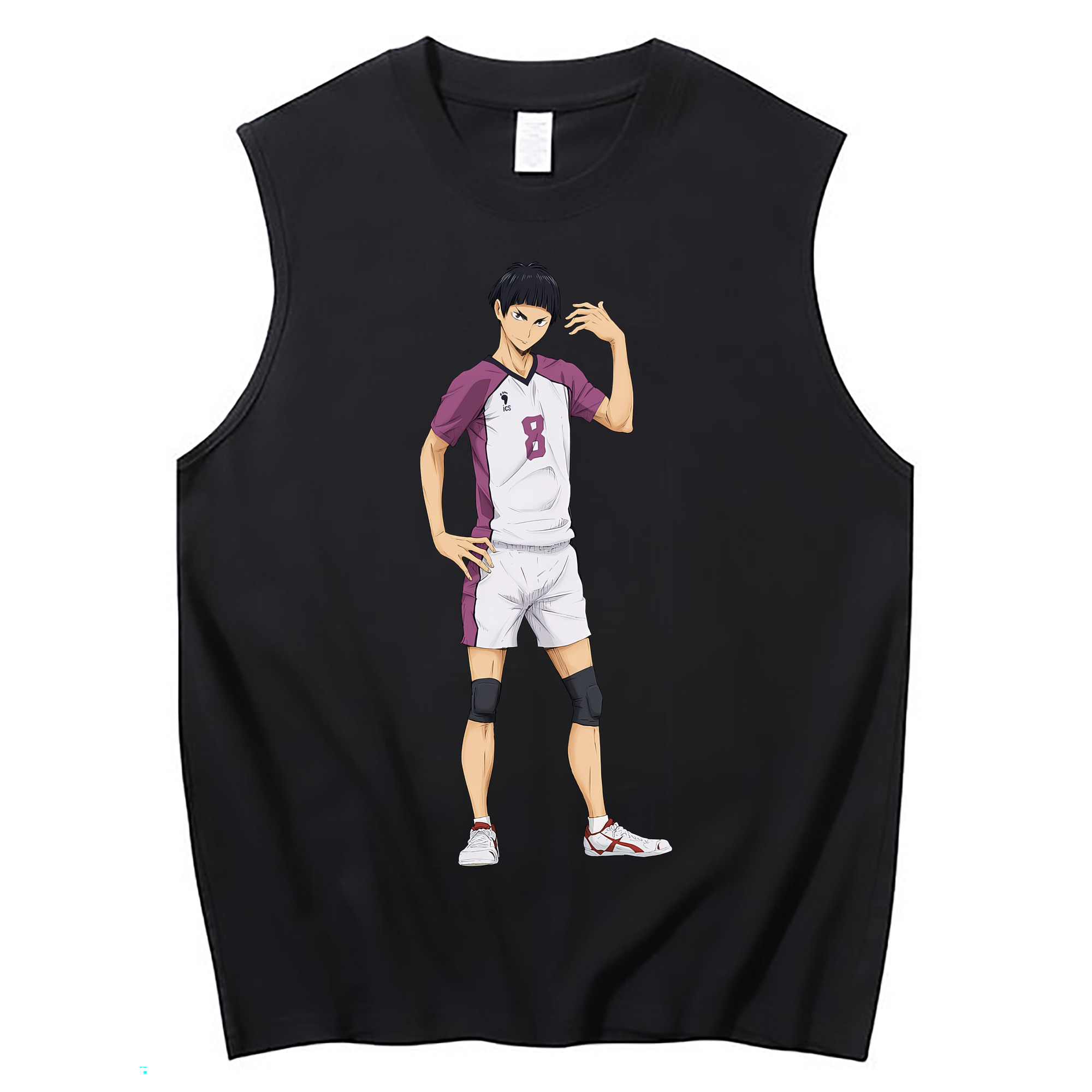 （画像用） ハイキュー!! Haikyu!! コットン100％タンクトップ（フロントプリント）