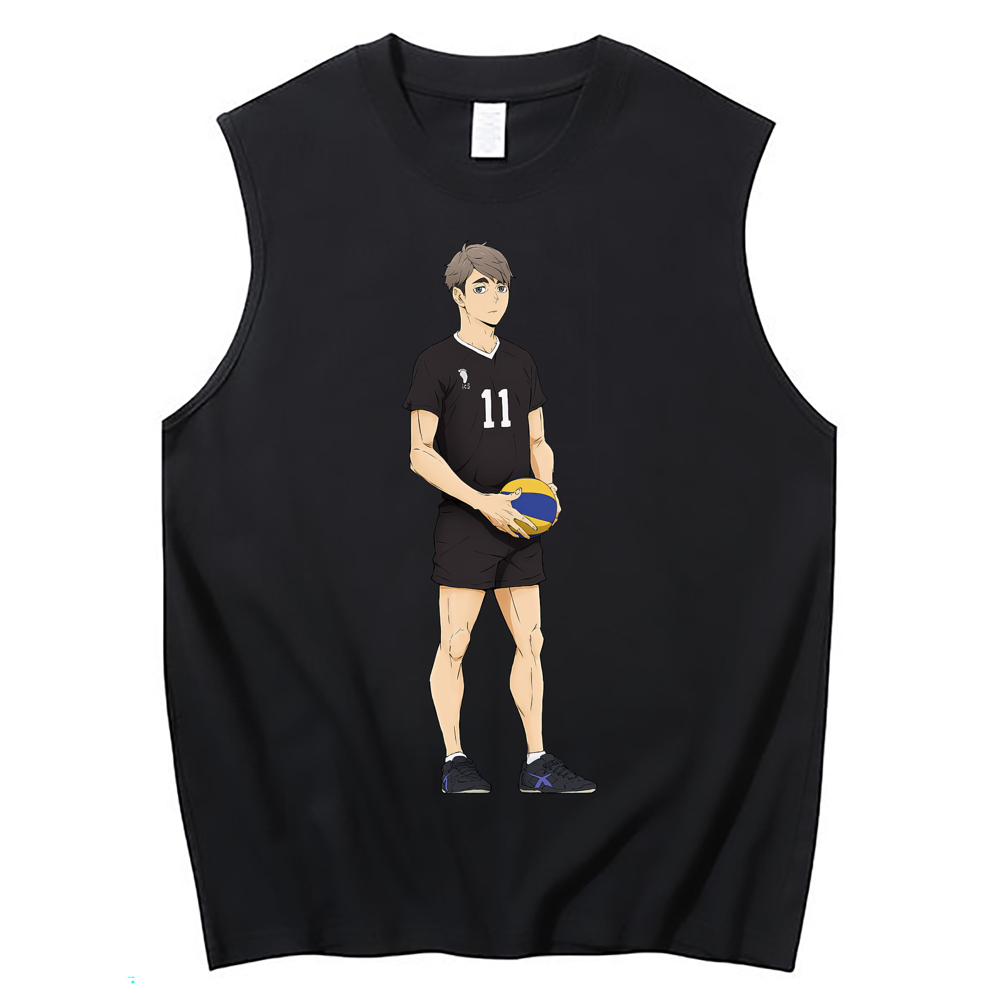 （画像用） ハイキュー!! Haikyu!! コットン100％タンクトップ（フロントプリント）