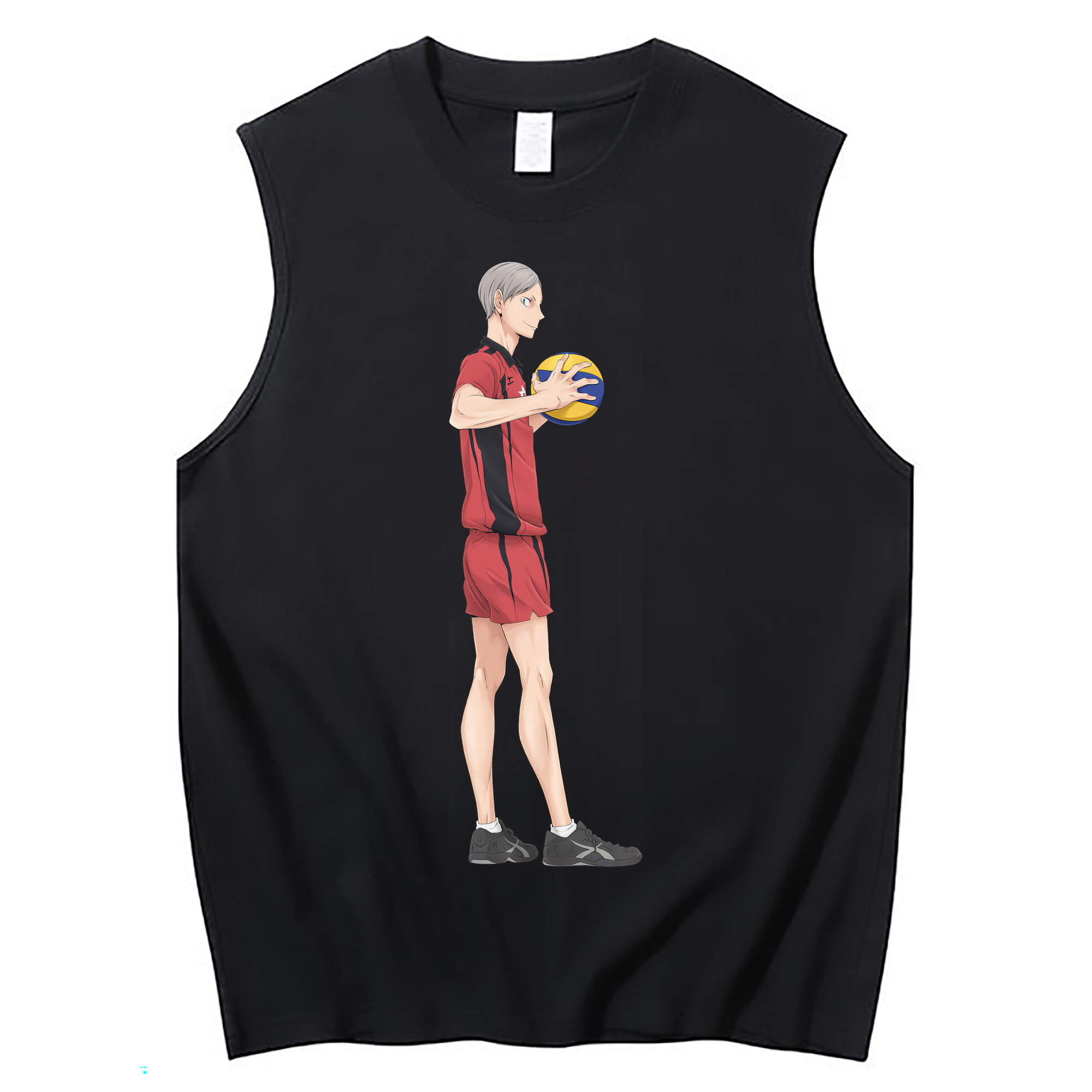（画像用） ハイキュー!! Haikyu!! コットン100％タンクトップ（フロントプリント）