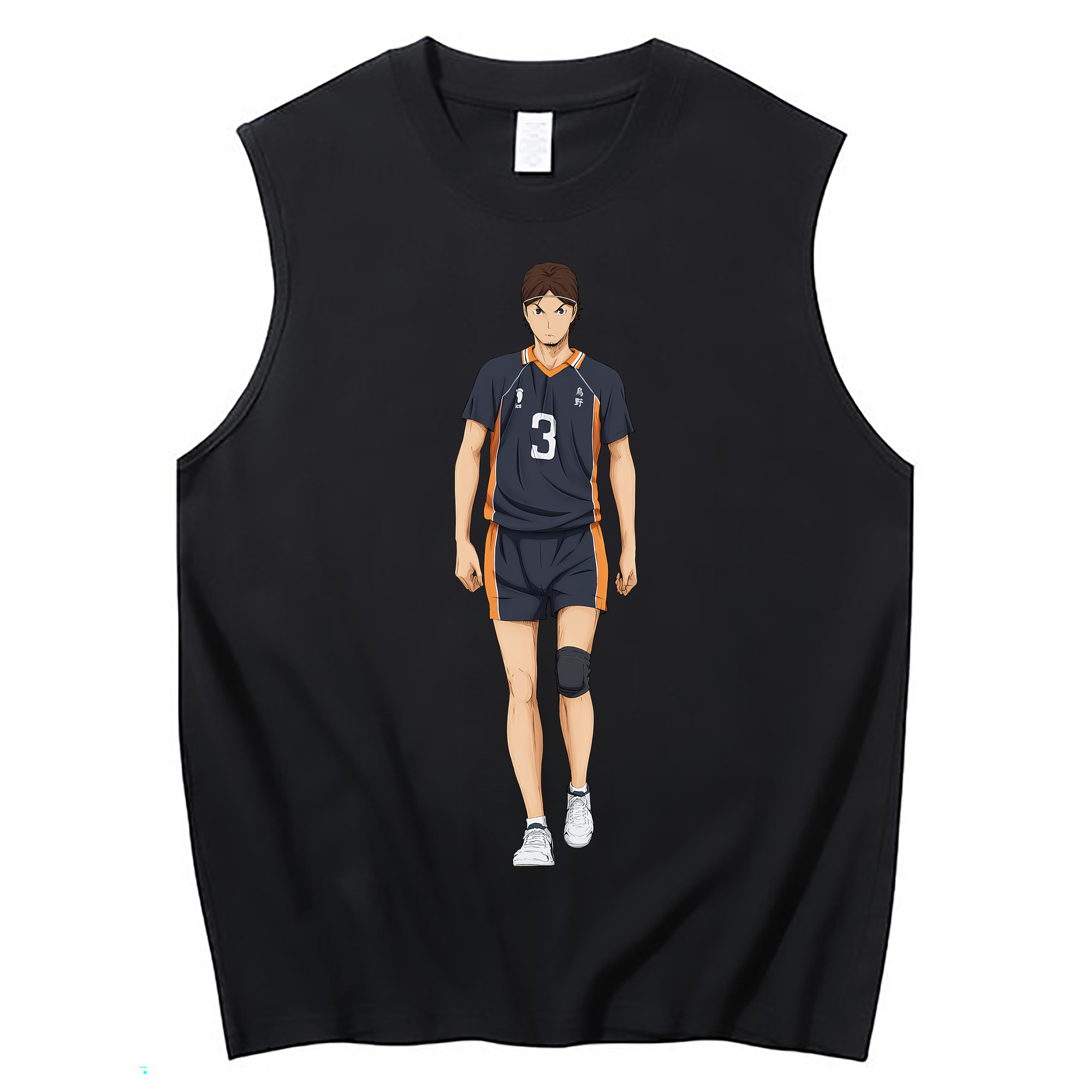 （画像用） ハイキュー!! Haikyu!! コットン100％タンクトップ（フロントプリント）