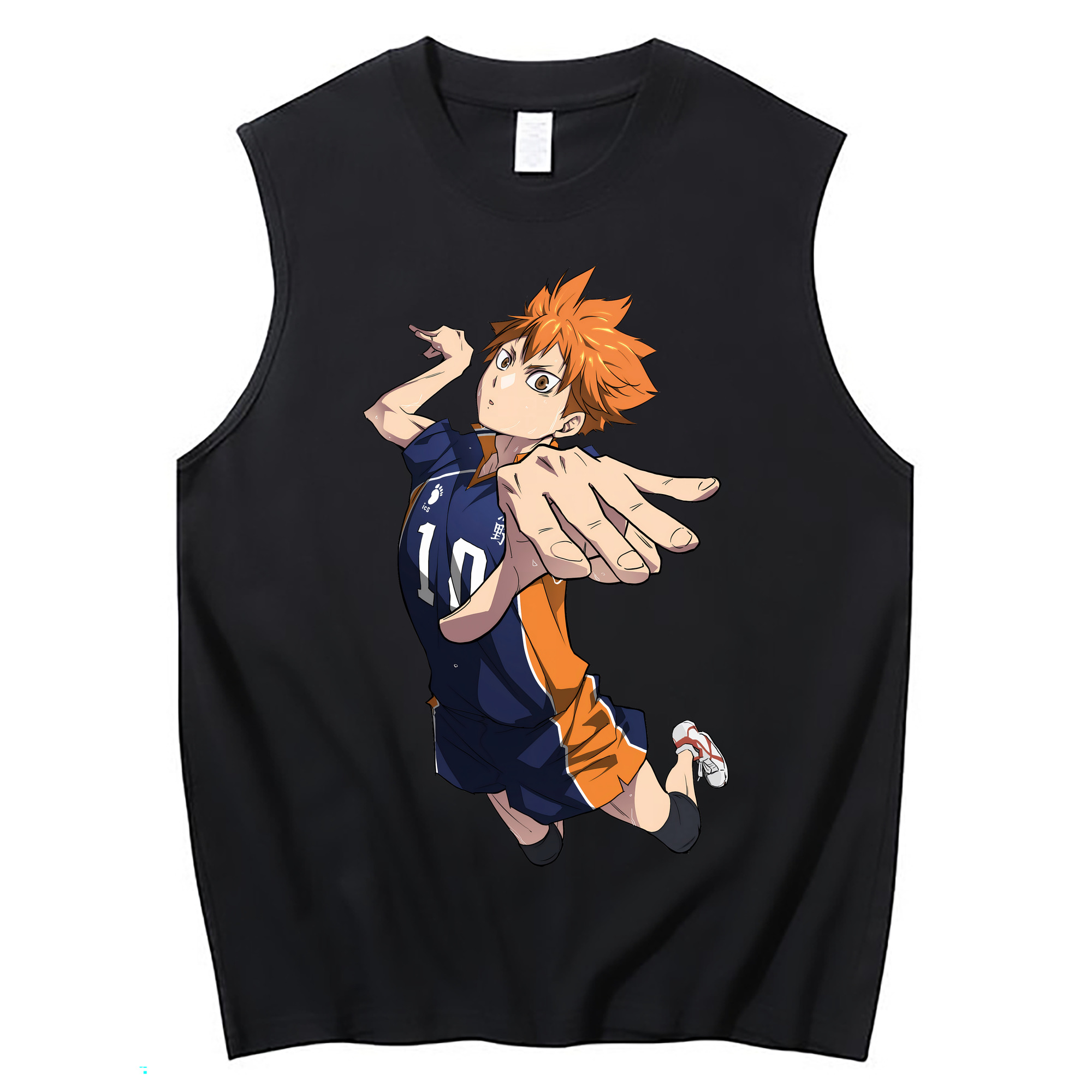 （画像用） ハイキュー!! Haikyu!! コットン100％タンクトップ（フロントプリント）